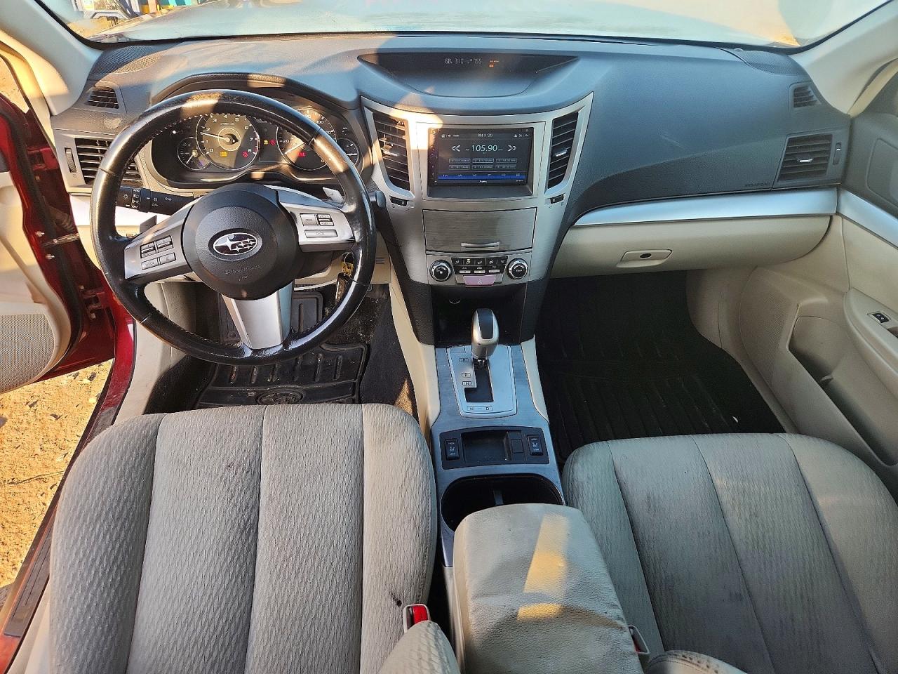 2011 Subaru Outback 2.5i Premium Red vin: 4S4BRCCC4B3400999