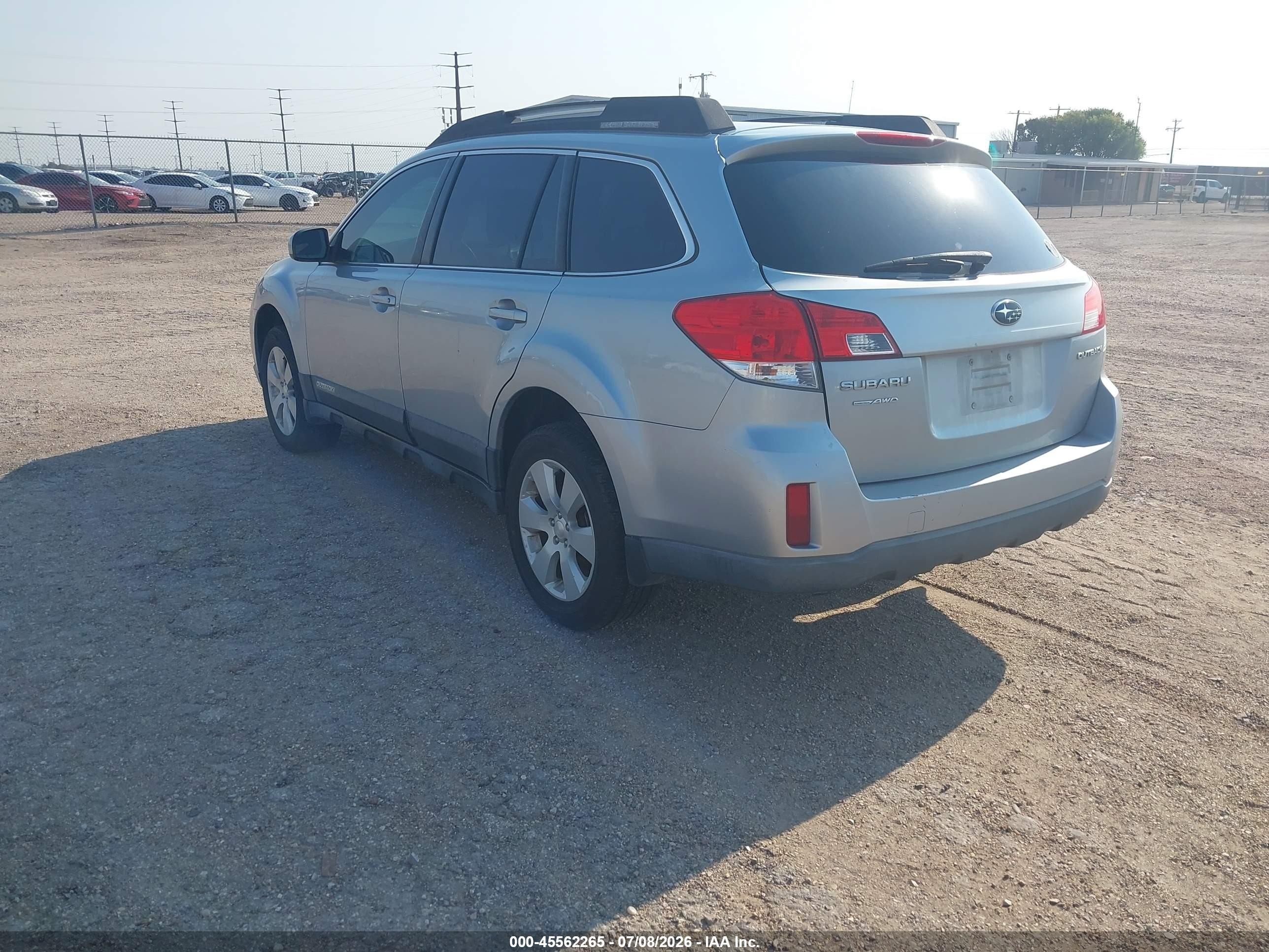 2012 Subaru Outback 2.5i Premium Light Blue vin: 4S4BRCCC4C3200951