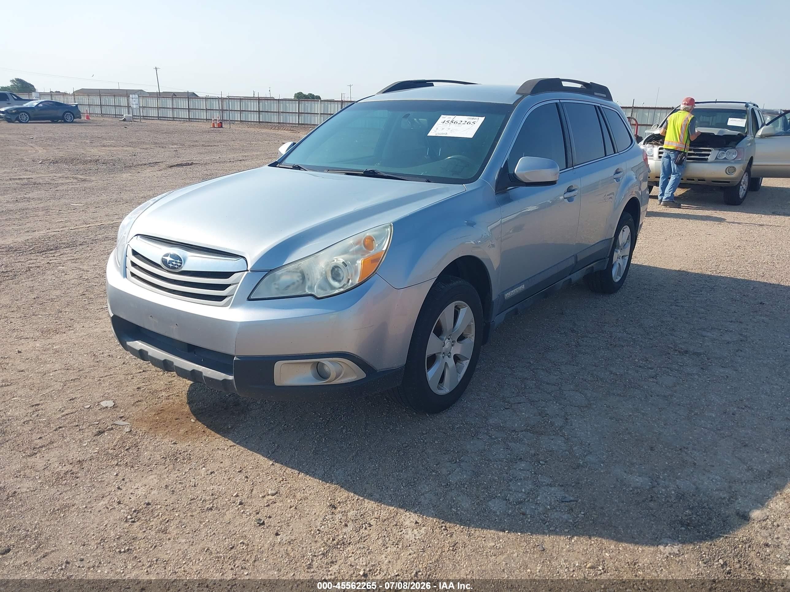 2012 Subaru Outback 2.5i Premium Light Blue vin: 4S4BRCCC4C3200951