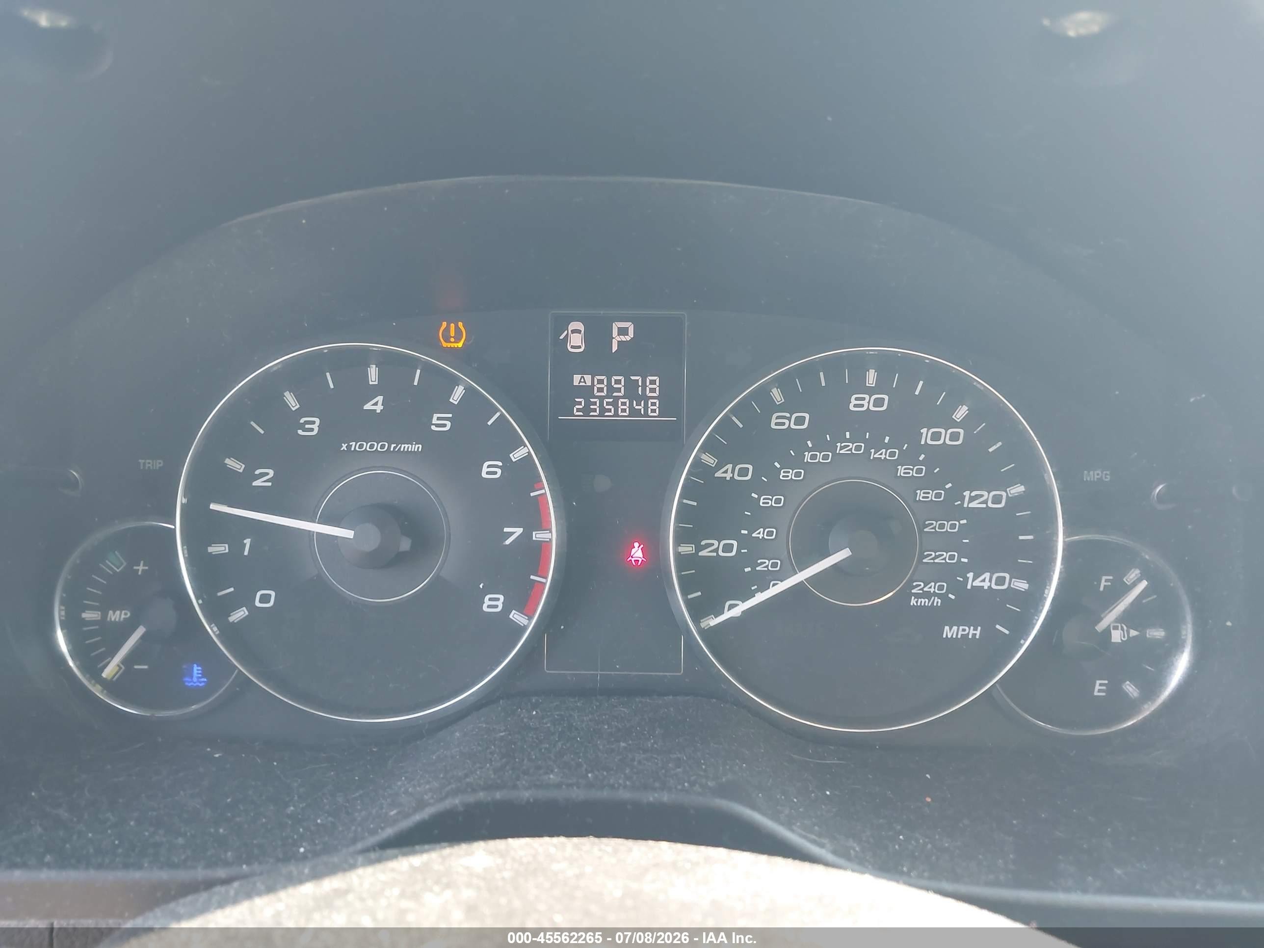 2012 Subaru Outback 2.5i Premium Light Blue vin: 4S4BRCCC4C3200951