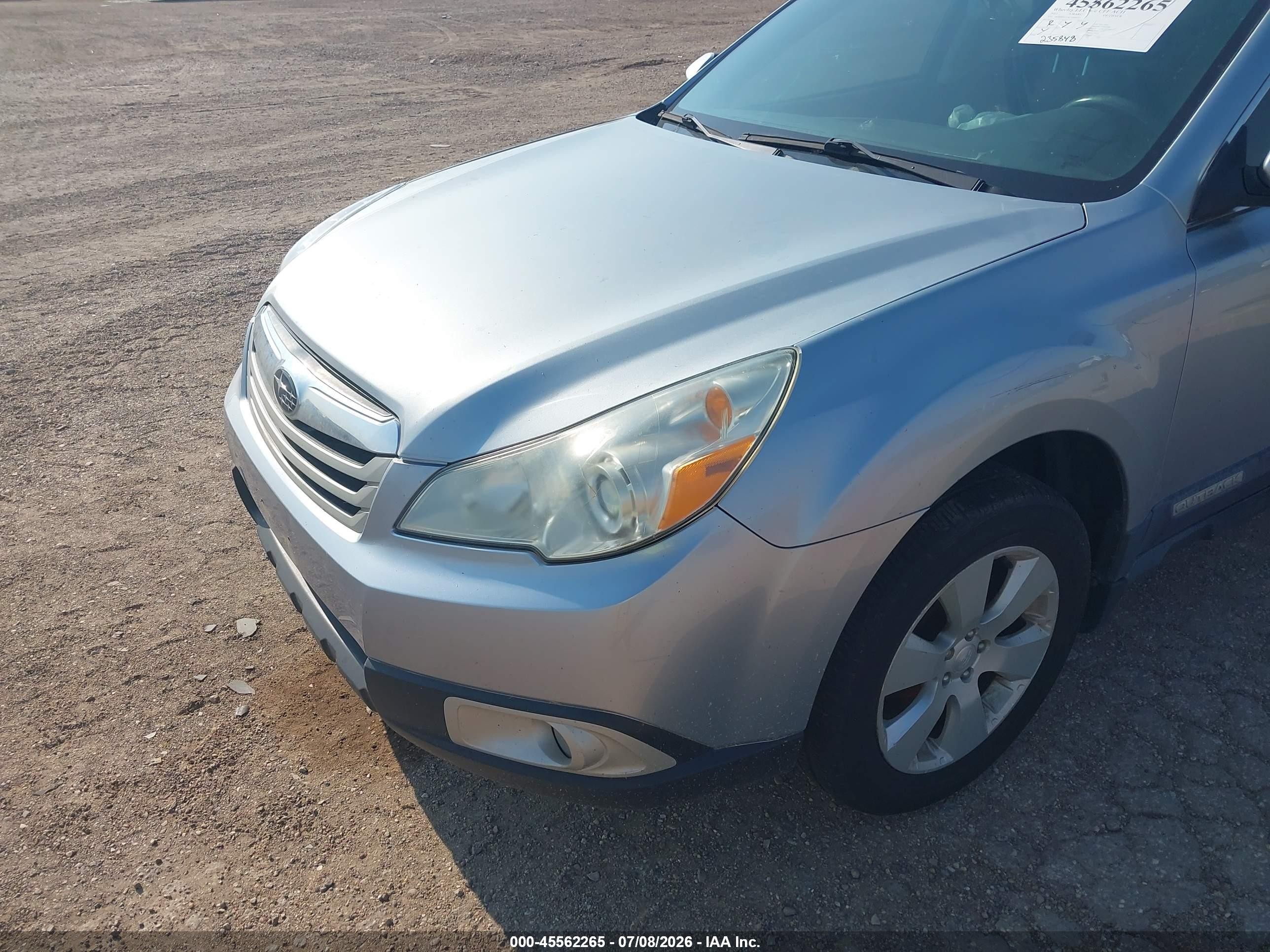 2012 Subaru Outback 2.5i Premium Light Blue vin: 4S4BRCCC4C3200951