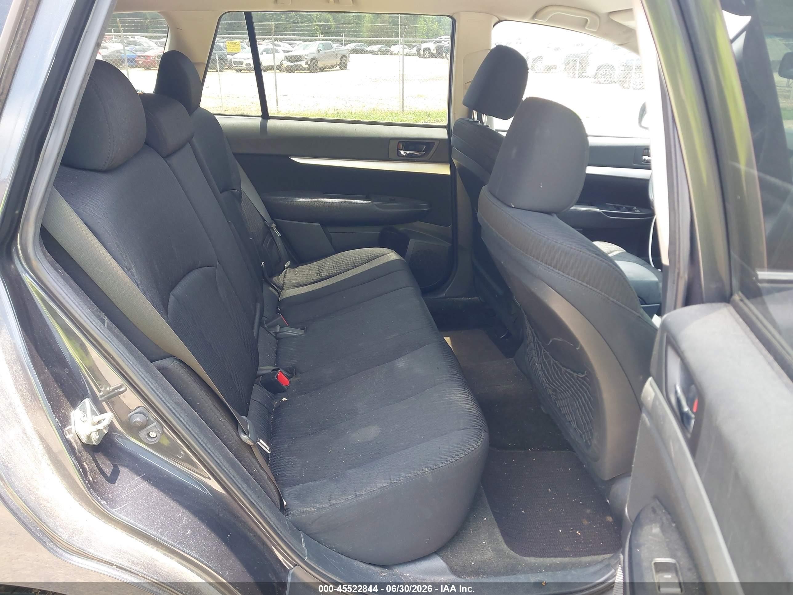 2012 Subaru Outback 2.5i Premium Gray vin: 4S4BRCCC4C3246750