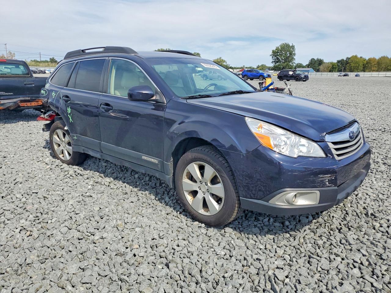 2012 Subaru Outback 2.5i Premium Черный vin: 4S4BRCCC4C3265900