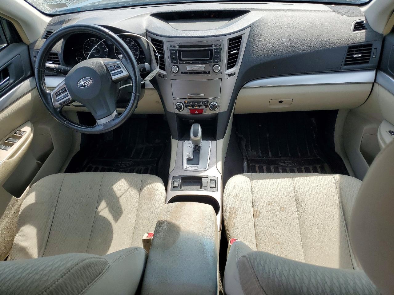 2012 Subaru Outback 2.5i Premium Черный vin: 4S4BRCCC4C3265900