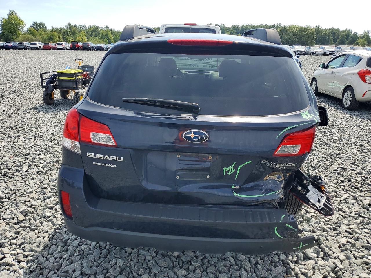 2012 Subaru Outback 2.5i Premium Черный vin: 4S4BRCCC4C3265900
