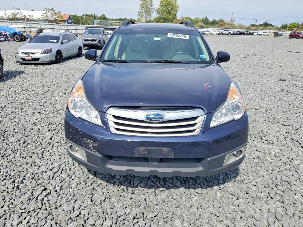 2012 Subaru Outback 2.5i Premium Черный vin: 4S4BRCCC4C3265900