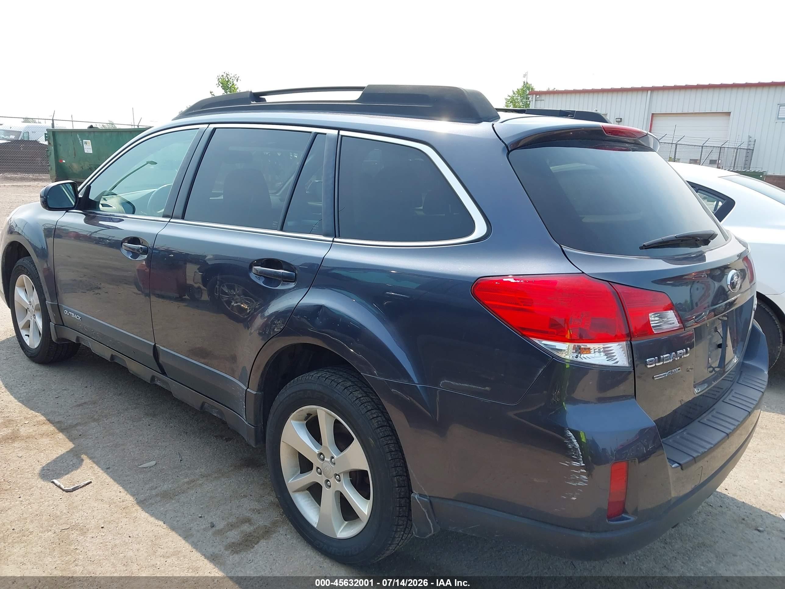 2013 Subaru Outback 2.5i Premium Gray vin: 4S4BRCCC4D1216144