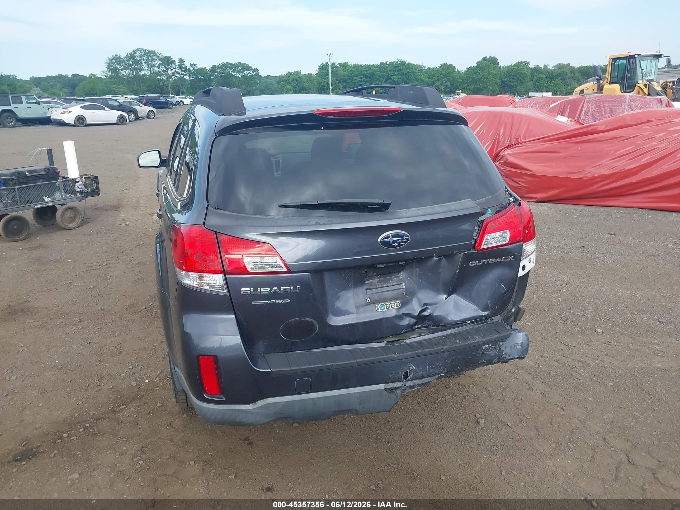 2013 Subaru Outback 2.5i Premium Gray vin: 4S4BRCCC4D3209361