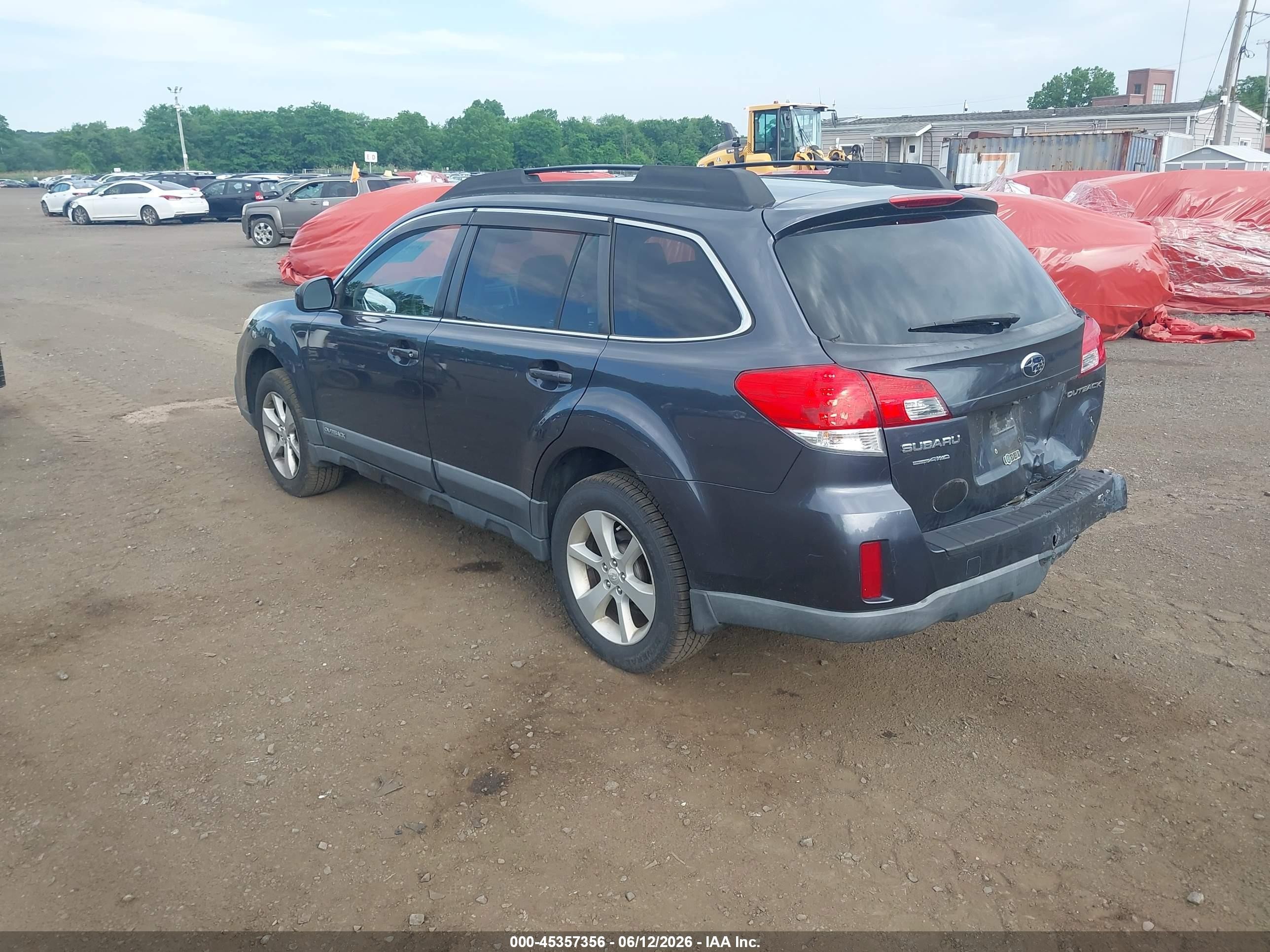 2013 Subaru Outback 2.5i Premium Gray vin: 4S4BRCCC4D3209361