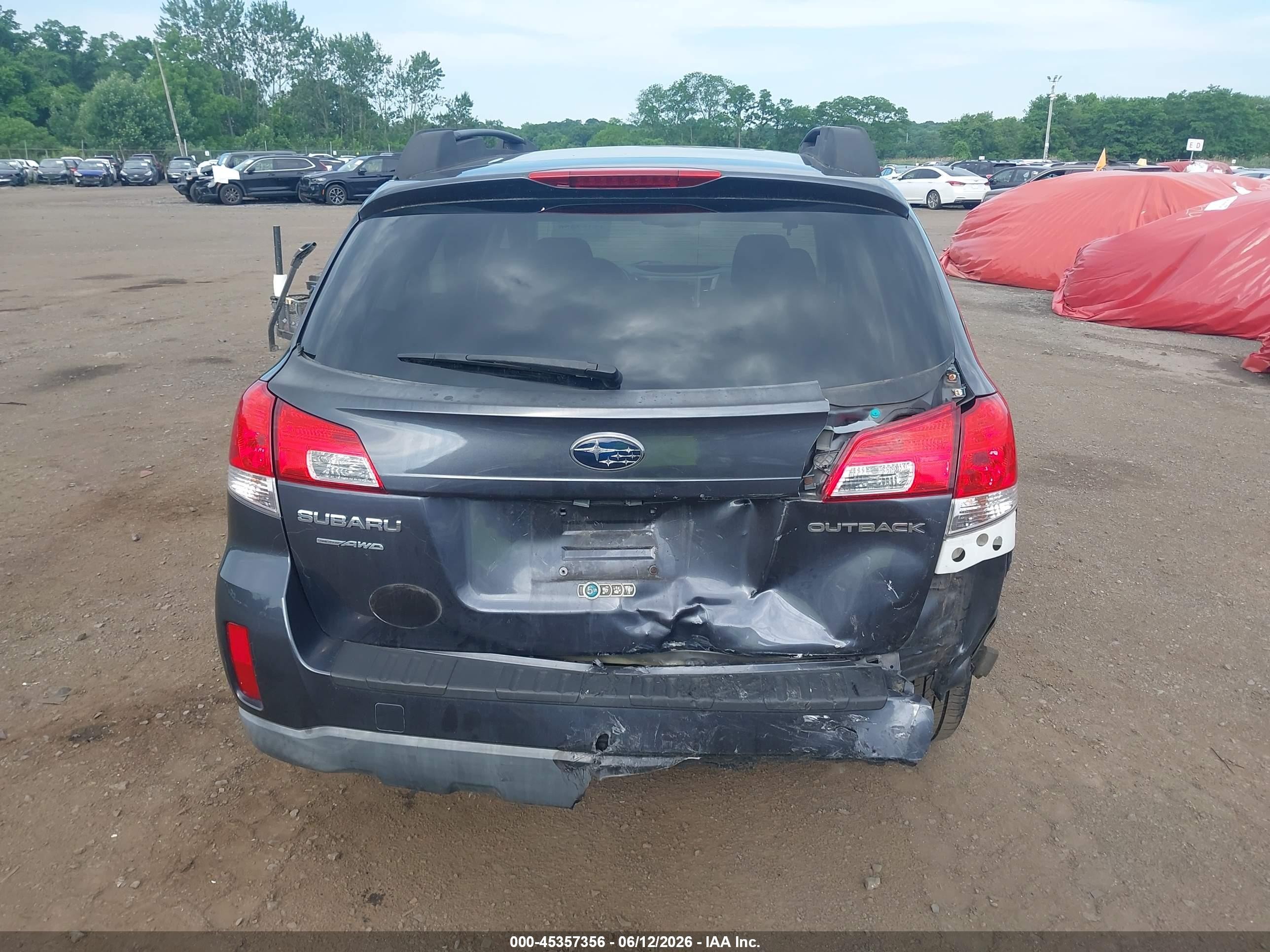 2013 Subaru Outback 2.5i Premium Gray vin: 4S4BRCCC4D3209361