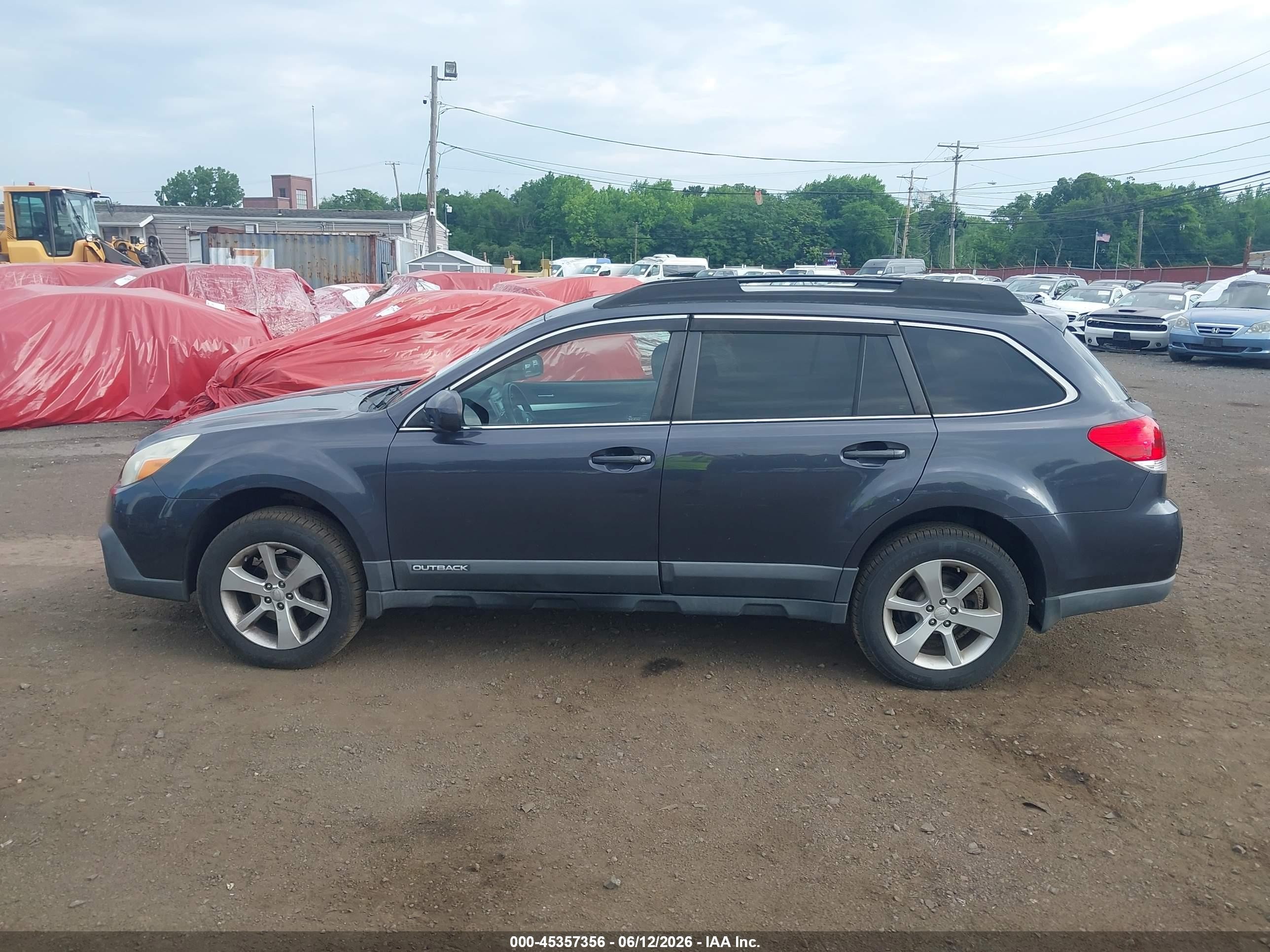 2013 Subaru Outback 2.5i Premium Gray vin: 4S4BRCCC4D3209361