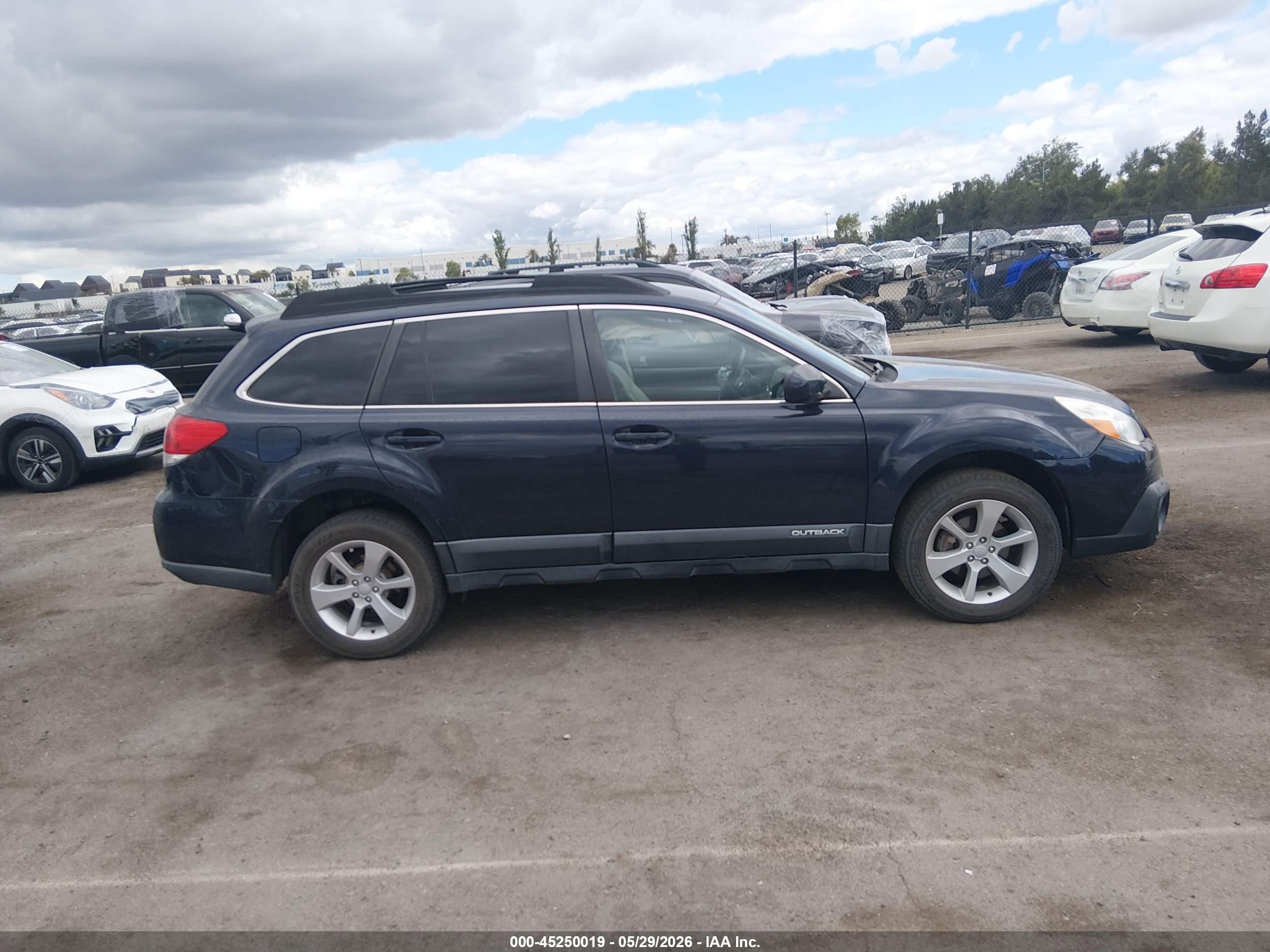 2013 Subaru Outback 2.5i Premium Dark Blue vin: 4S4BRCCC4D3248175