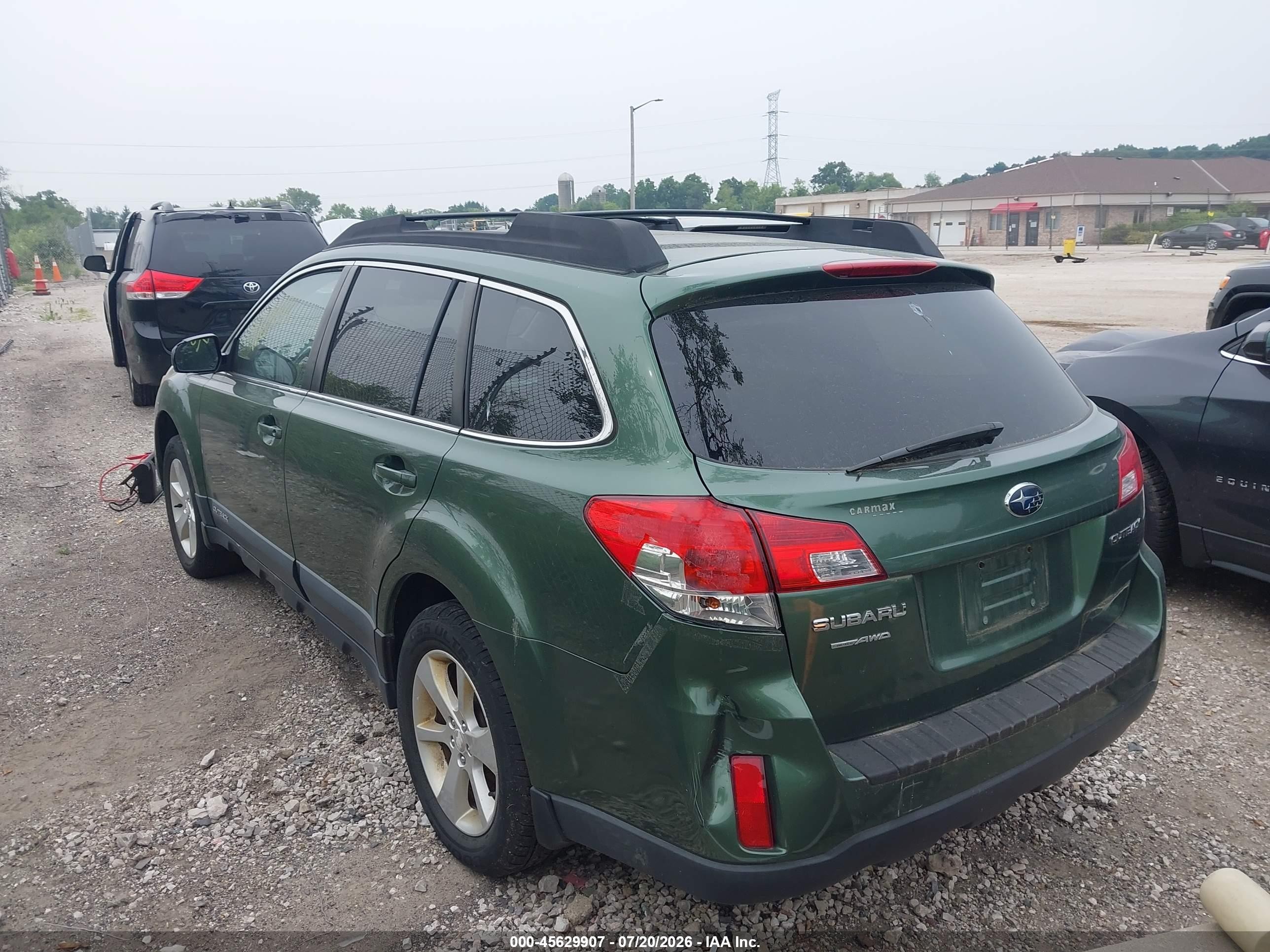 2013 Subaru Outback 2.5i Premium Green vin: 4S4BRCCC4D3288532