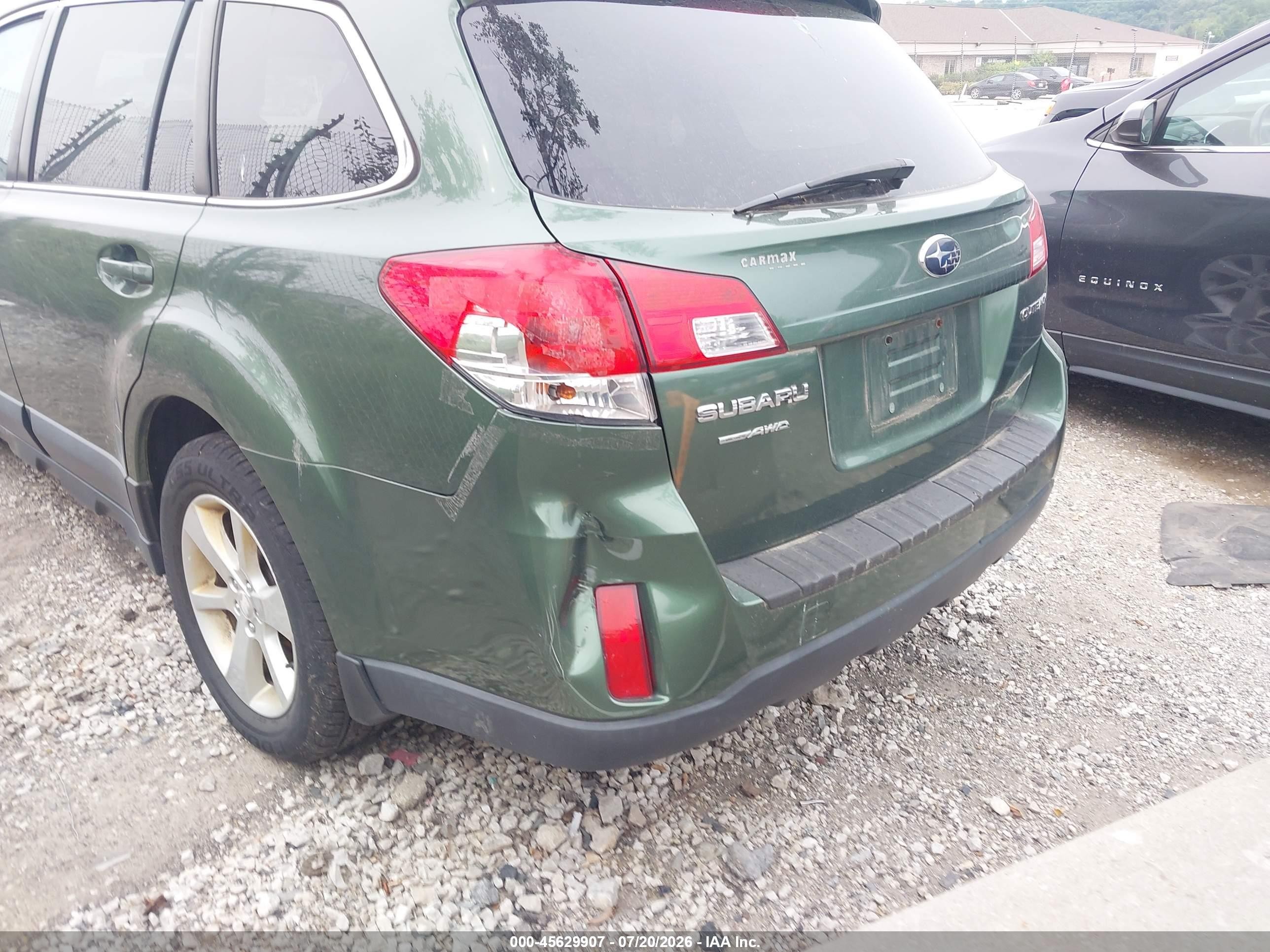 2013 Subaru Outback 2.5i Premium Green vin: 4S4BRCCC4D3288532