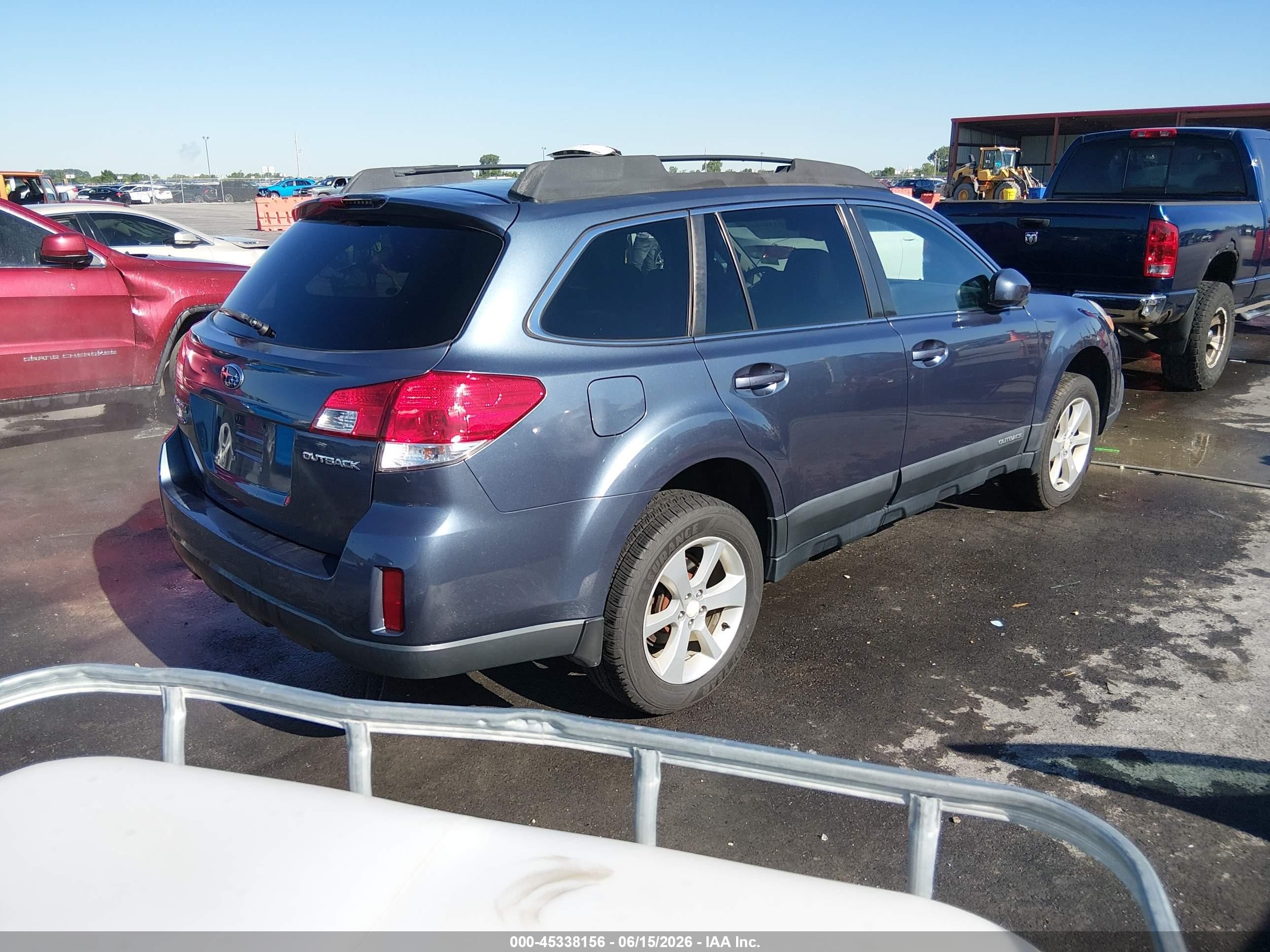 2013 Subaru Outback 2.5i Premium Blue vin: 4S4BRCCC4D3306530