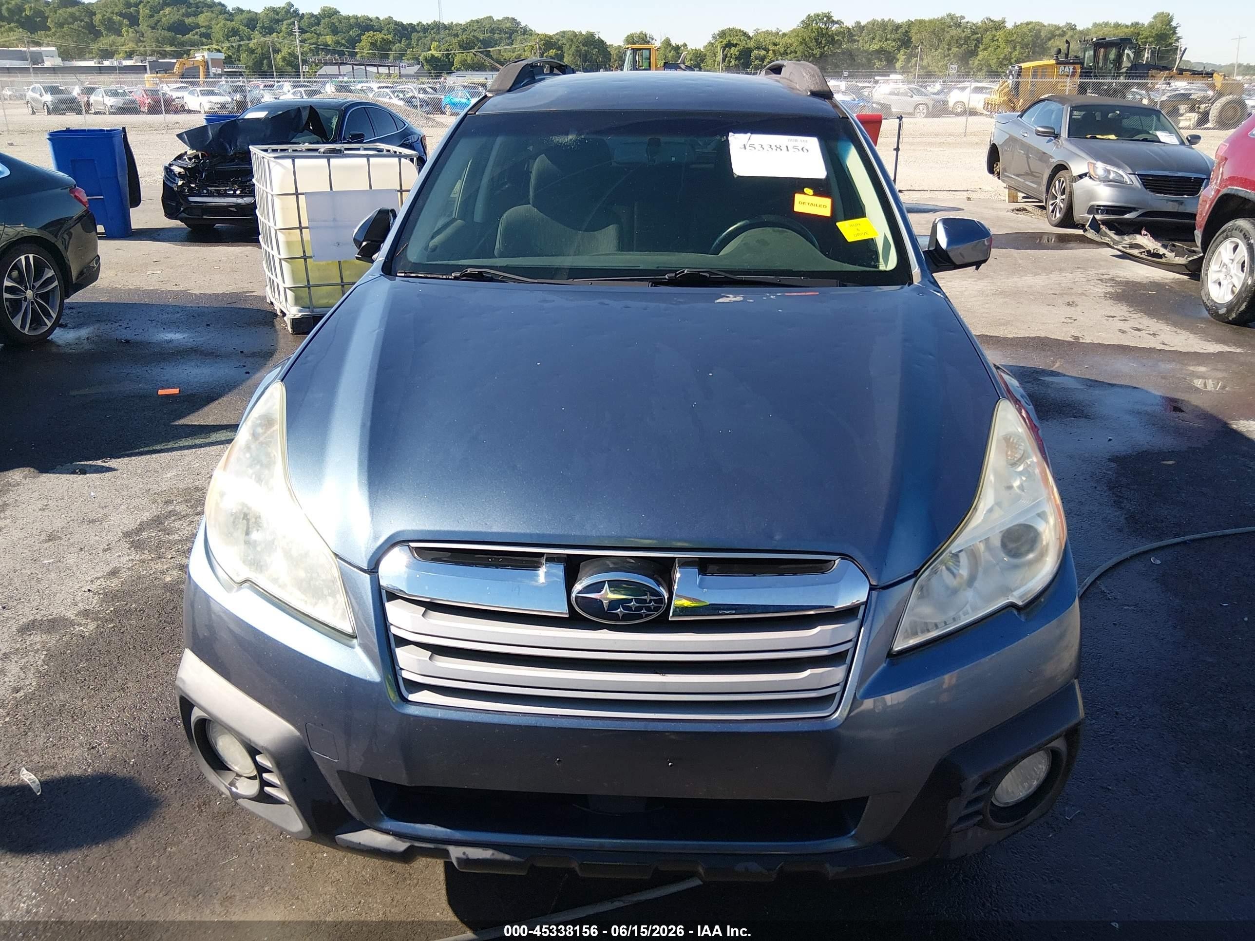 2013 Subaru Outback 2.5i Premium Blue vin: 4S4BRCCC4D3306530