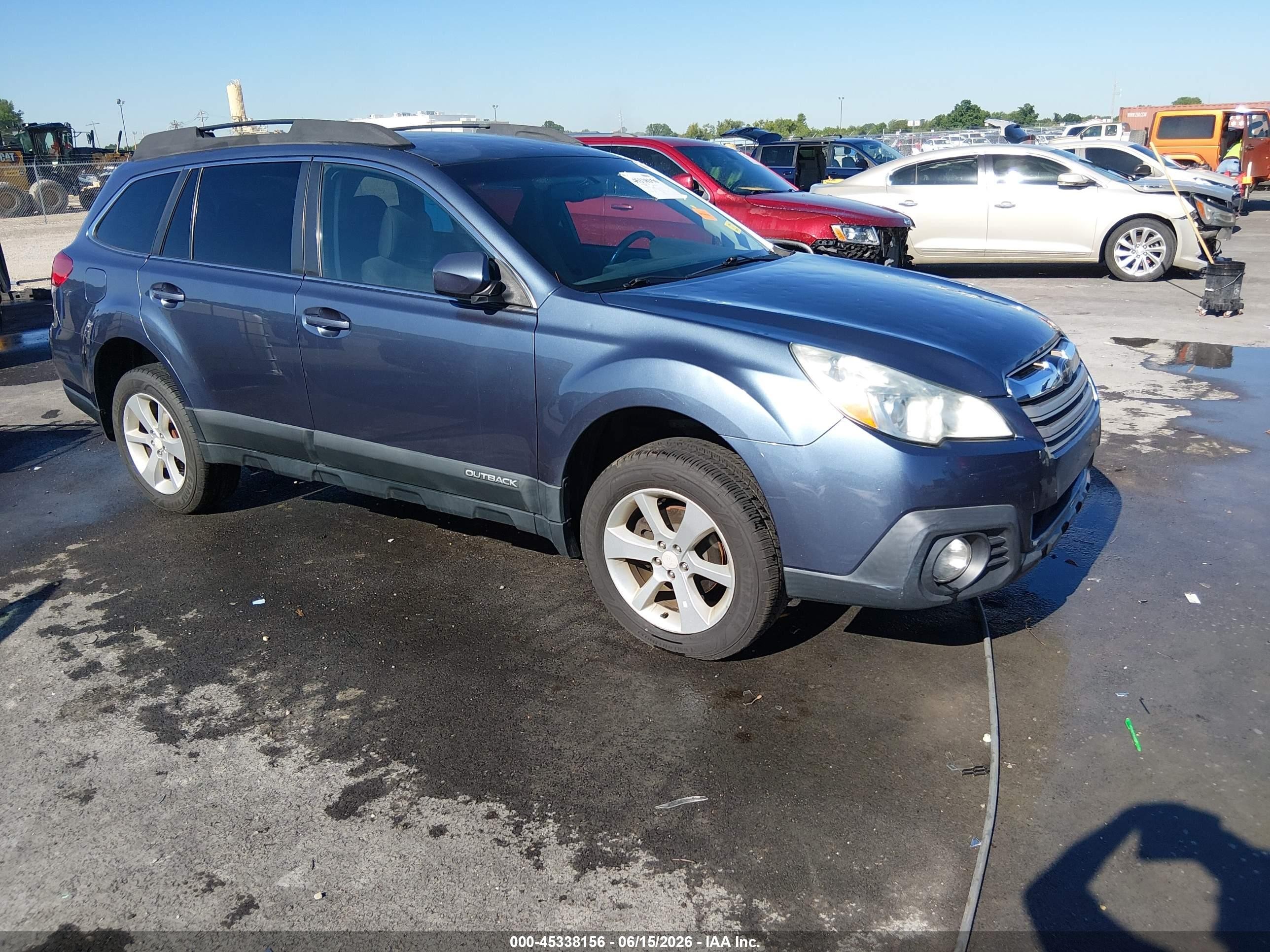 2013 Subaru Outback 2.5i Premium Blue vin: 4S4BRCCC4D3306530