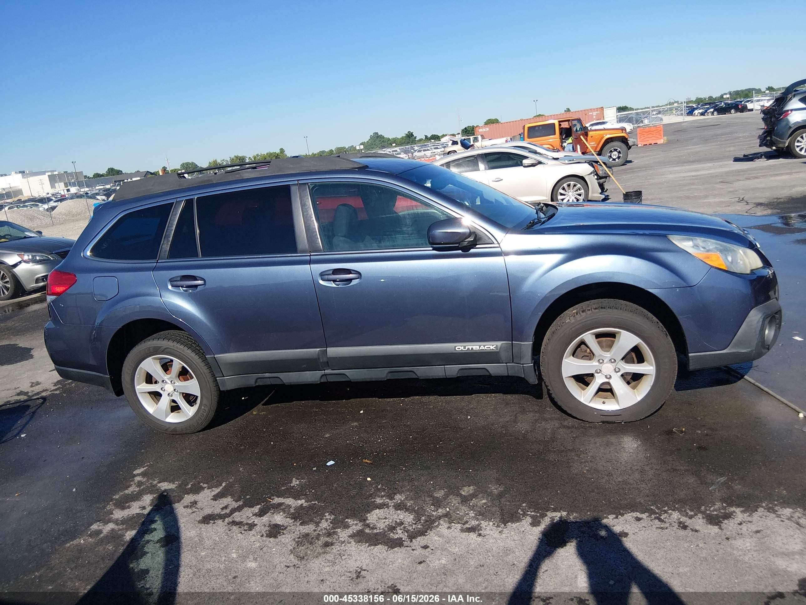 2013 Subaru Outback 2.5i Premium Blue vin: 4S4BRCCC4D3306530