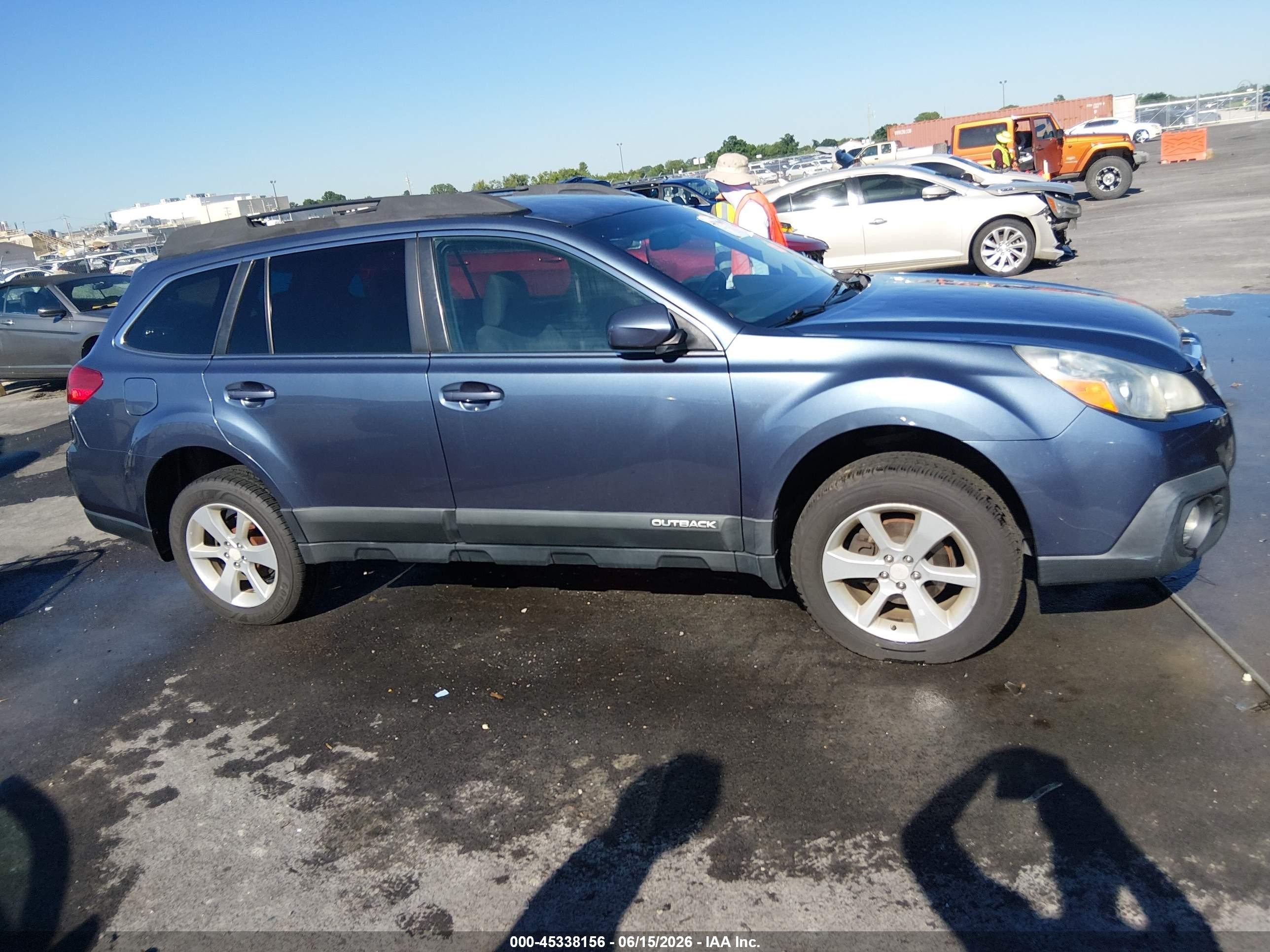2013 Subaru Outback 2.5i Premium Blue vin: 4S4BRCCC4D3306530