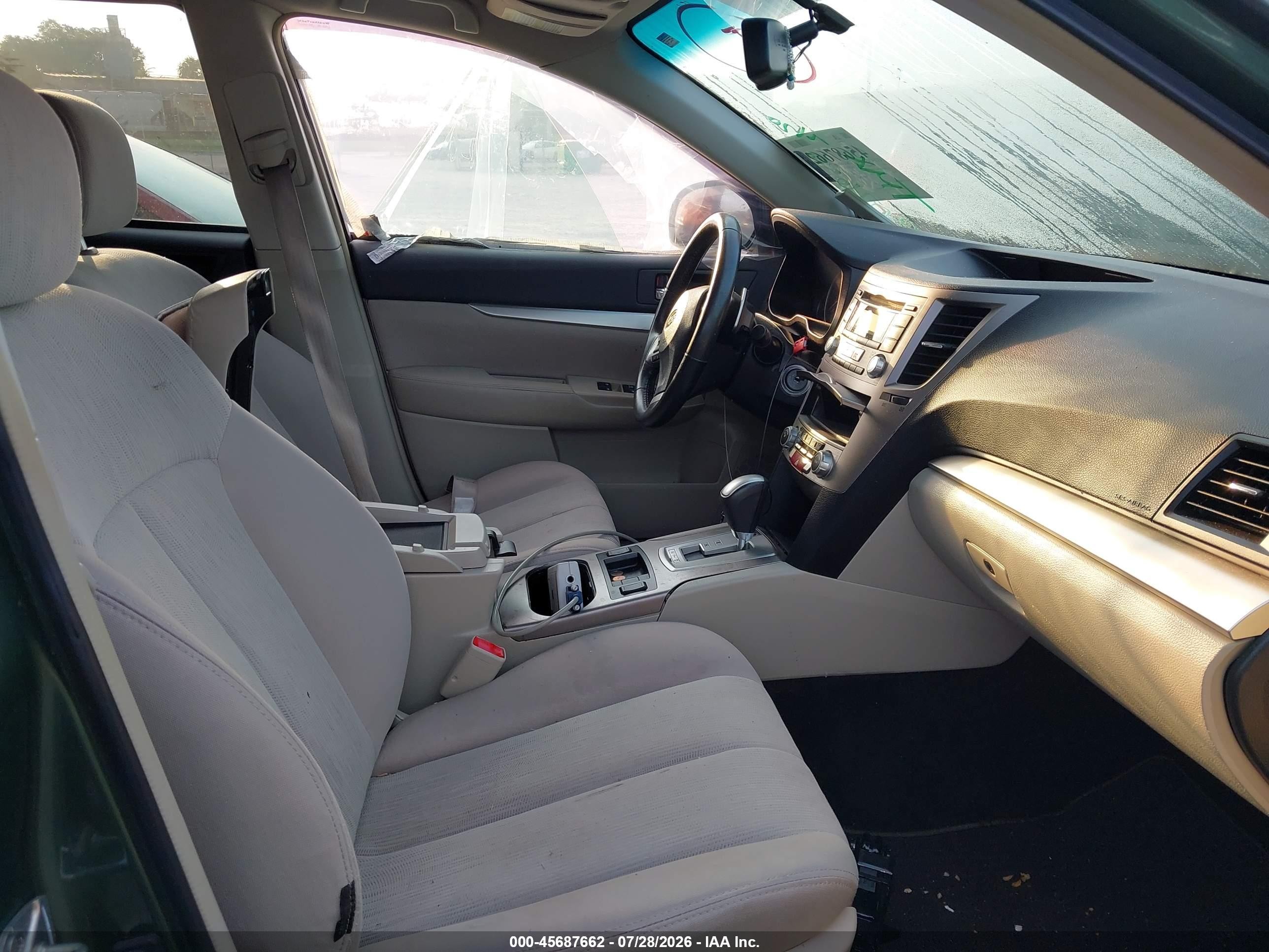 2013 Subaru Outback 2.5i Premium Green vin: 4S4BRCCC4D3307659