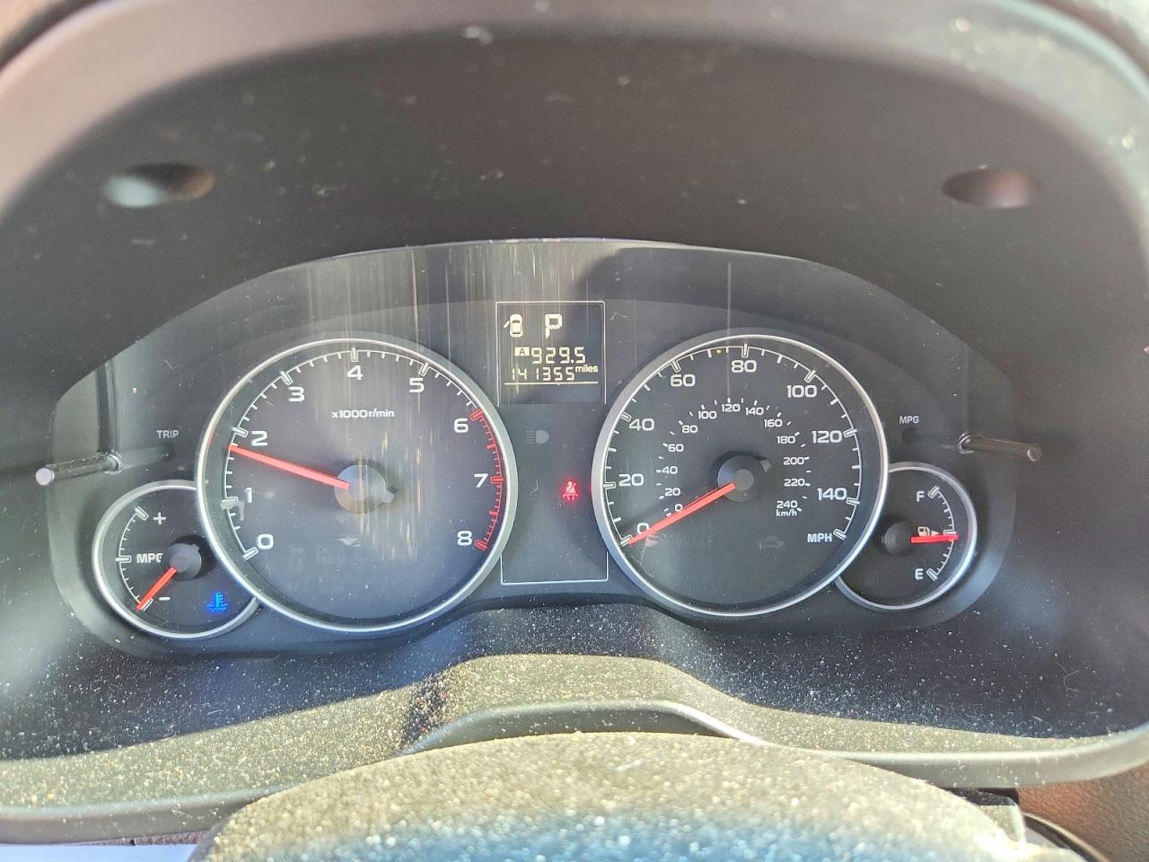 2014 Subaru Outback 2.5i Premium Красный vin: 4S4BRCCC4E3234696