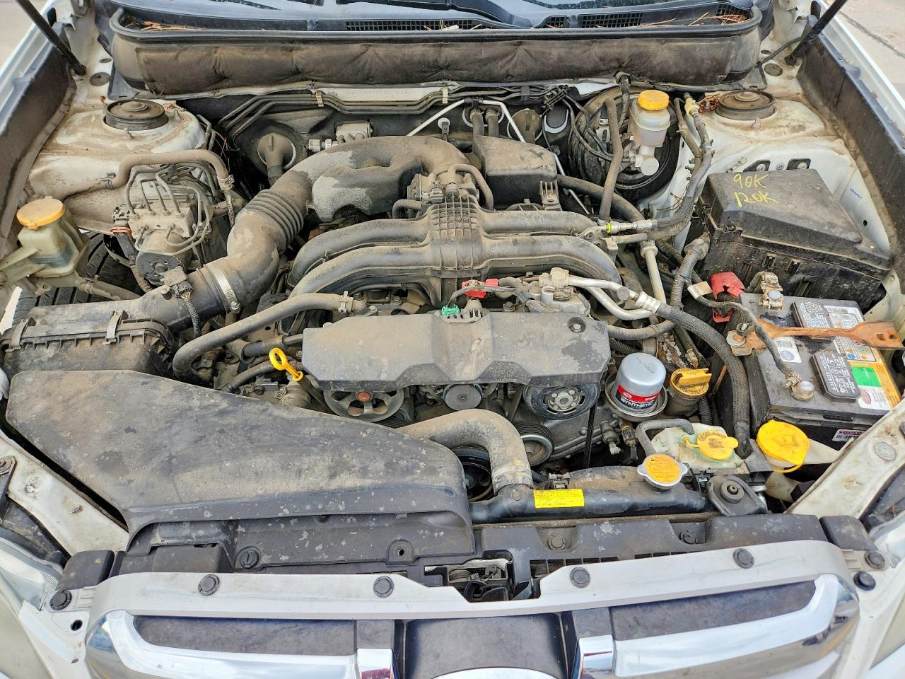2014 Subaru Outback 2.5i Premium Белый vin: 4S4BRCCC4E3253135