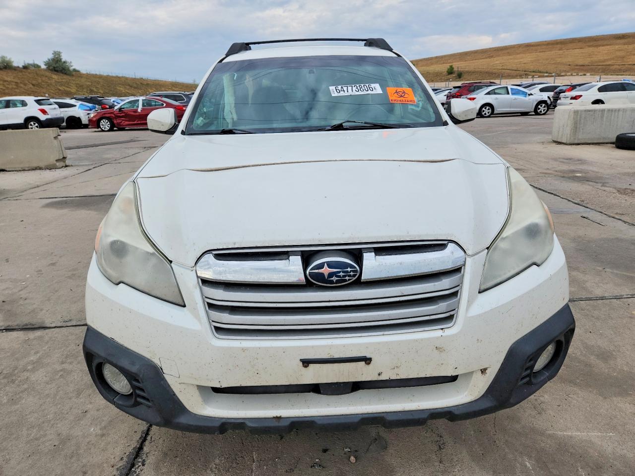 2014 Subaru Outback 2.5i Premium Белый vin: 4S4BRCCC4E3253135