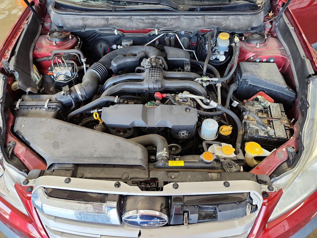 2014 Subaru Outback 2.5i Premium Maroon vin: 4S4BRCCC4E3258058