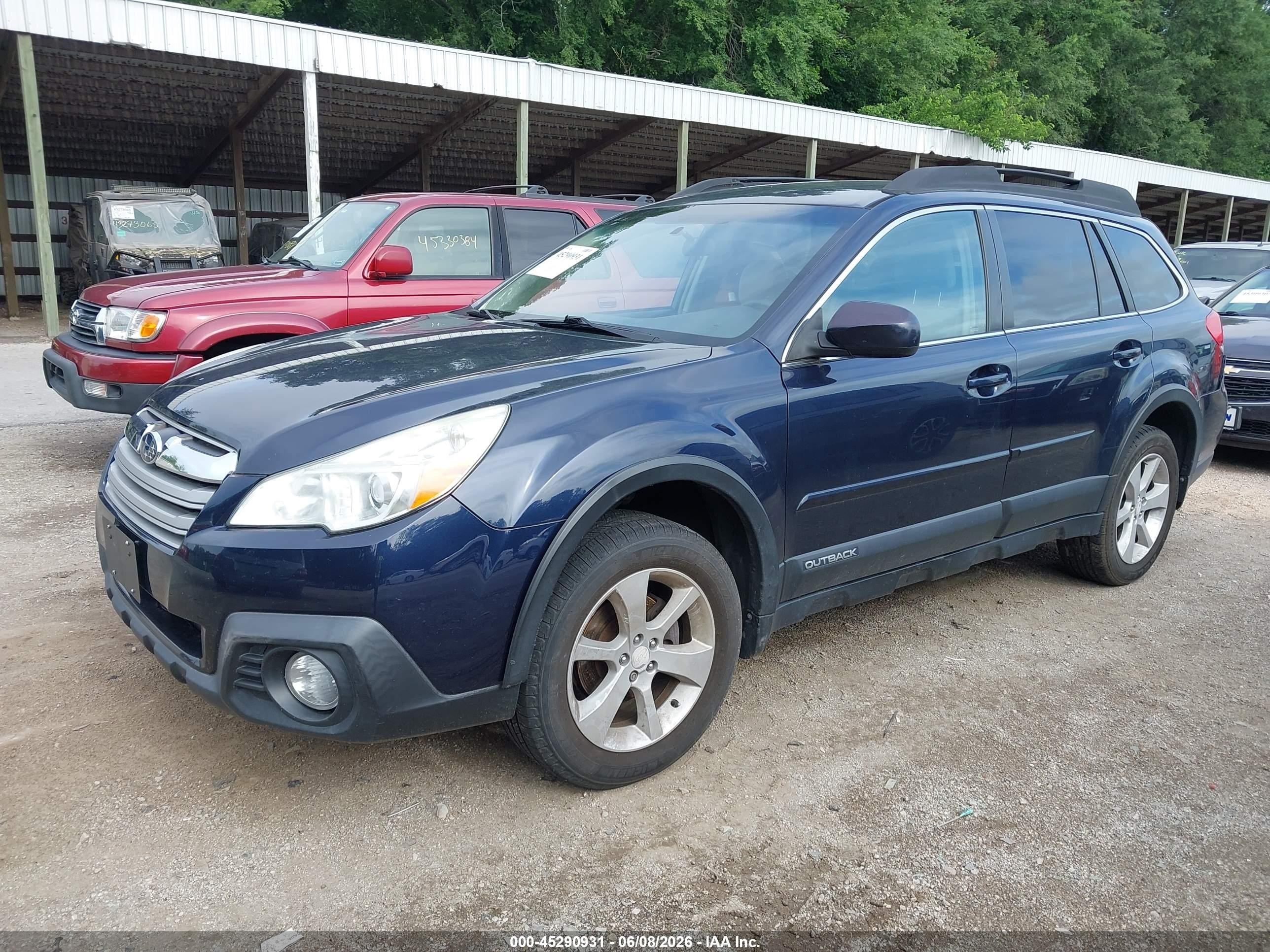 2014 Subaru Outback 2.5i Premium Dark Blue vin: 4S4BRCCC4E3269397