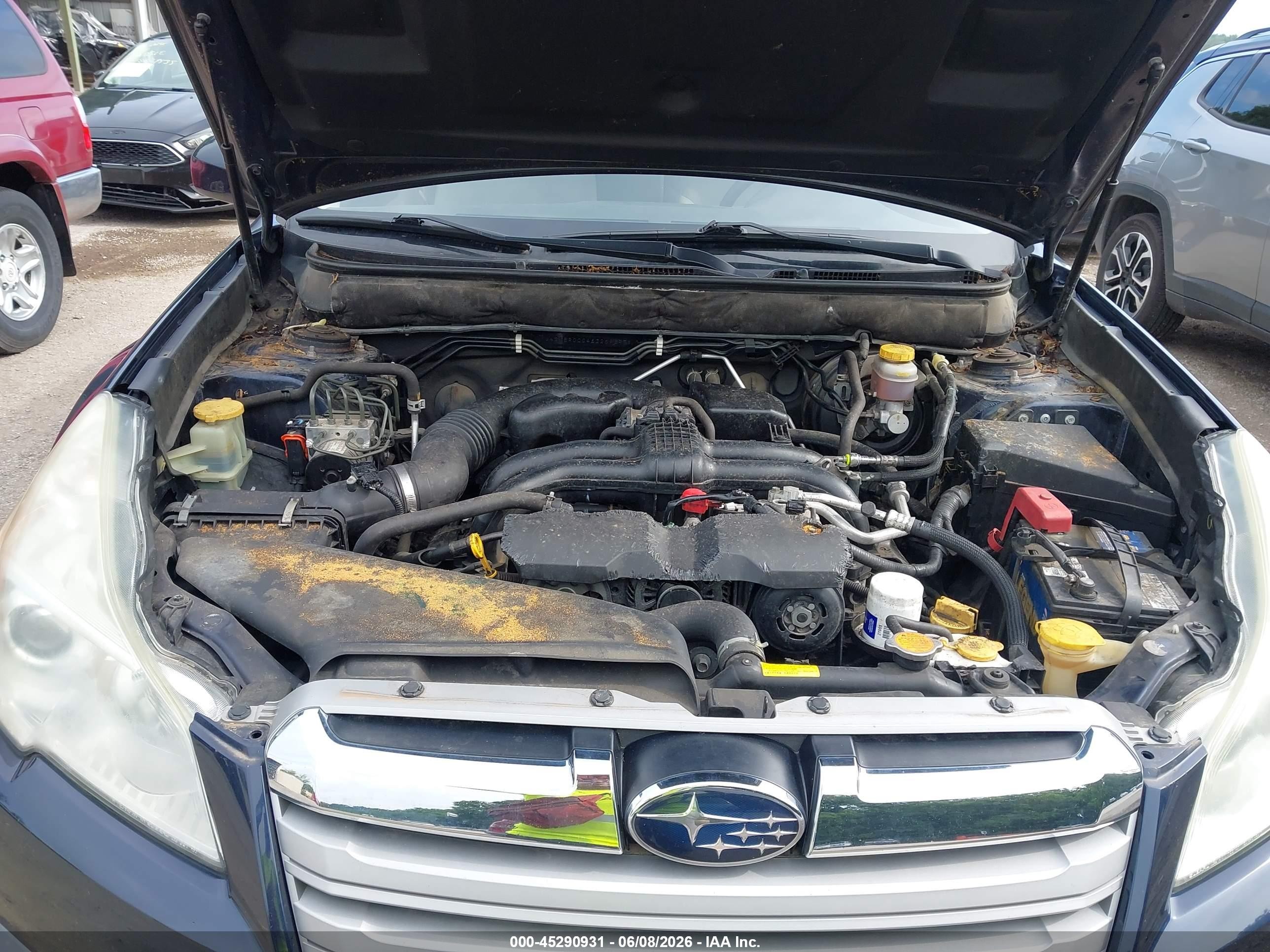 2014 Subaru Outback 2.5i Premium Dark Blue vin: 4S4BRCCC4E3269397