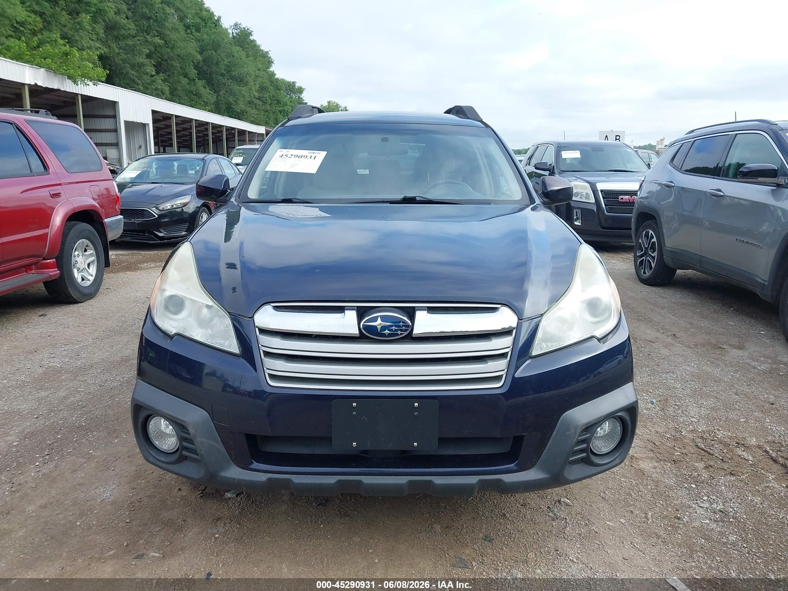 2014 Subaru Outback 2.5i Premium Dark Blue vin: 4S4BRCCC4E3269397