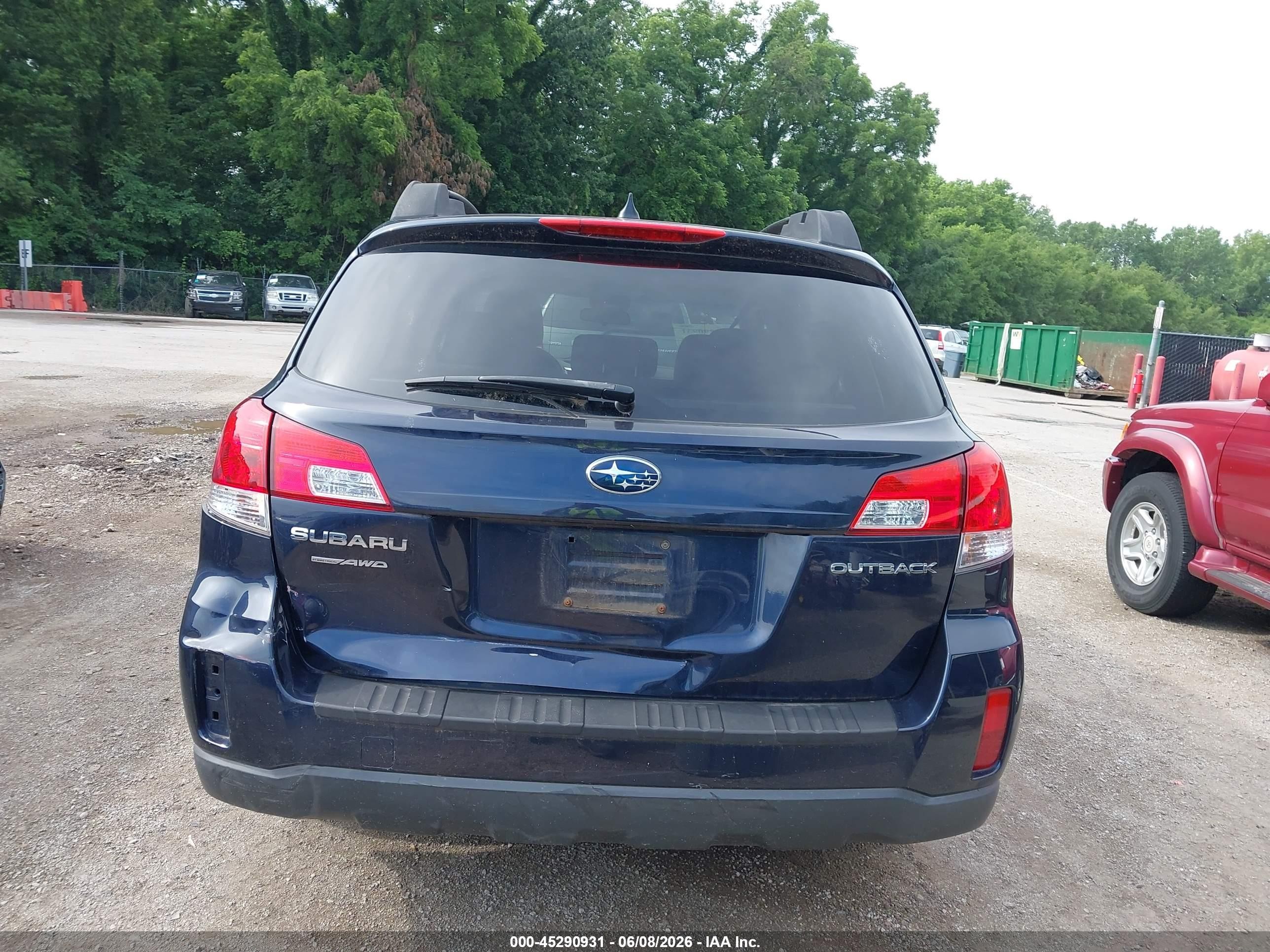 2014 Subaru Outback 2.5i Premium Dark Blue vin: 4S4BRCCC4E3269397