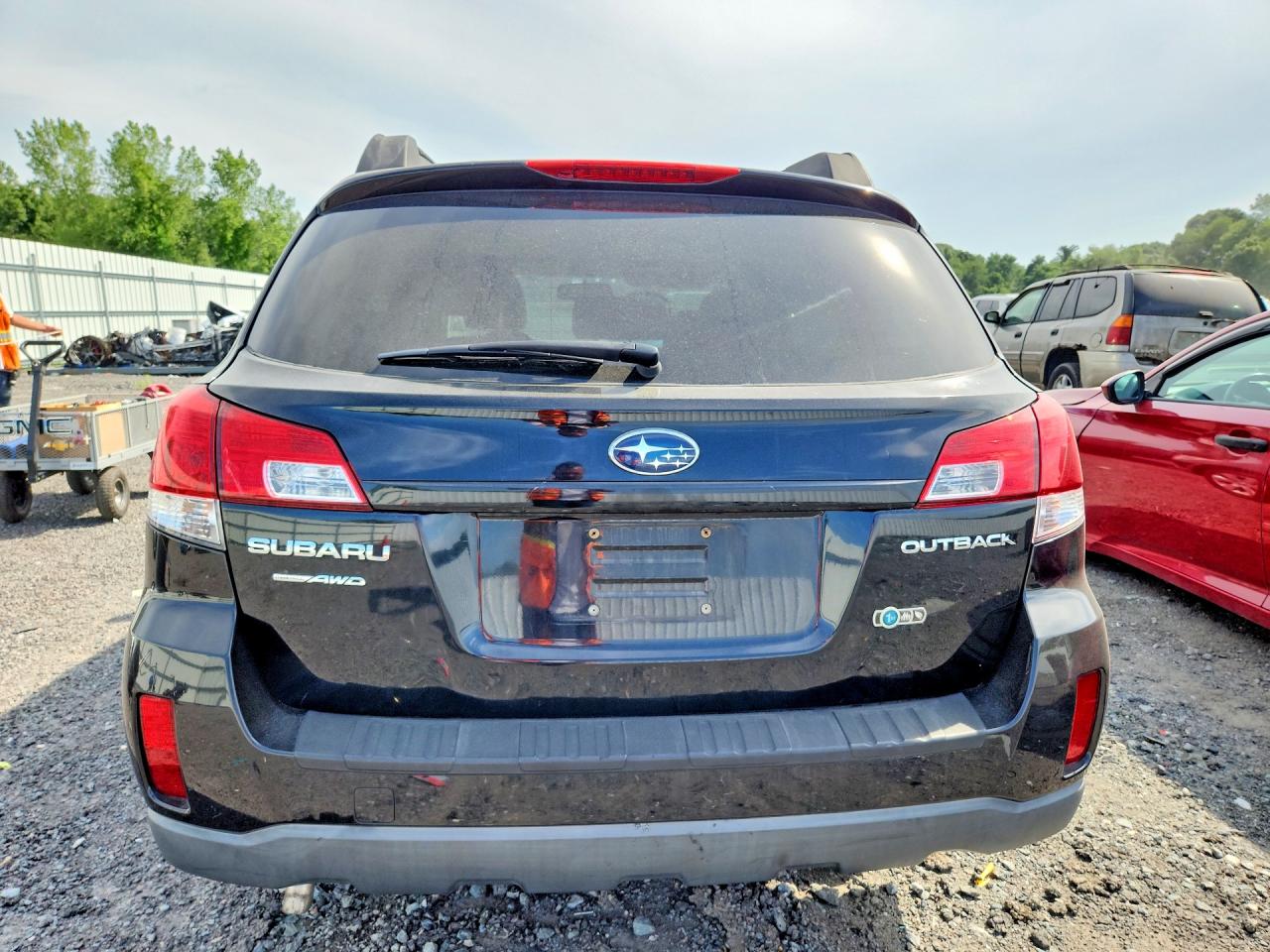 2010 Subaru Outback 2.5i Premium Black vin: 4S4BRCCC5A3334137