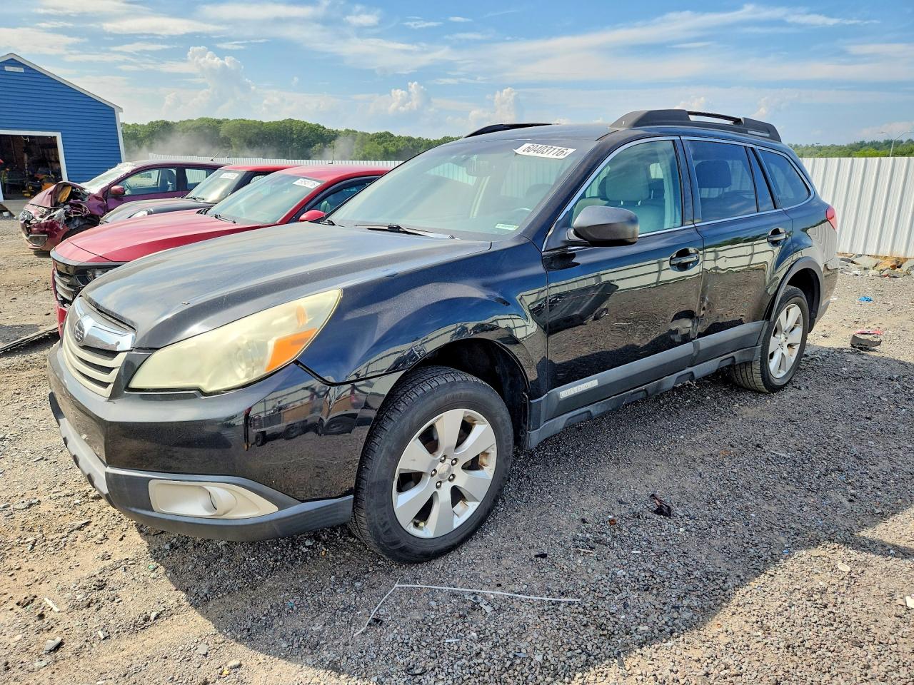 2010 Subaru Outback 2.5i Premium Black vin: 4S4BRCCC5A3334137