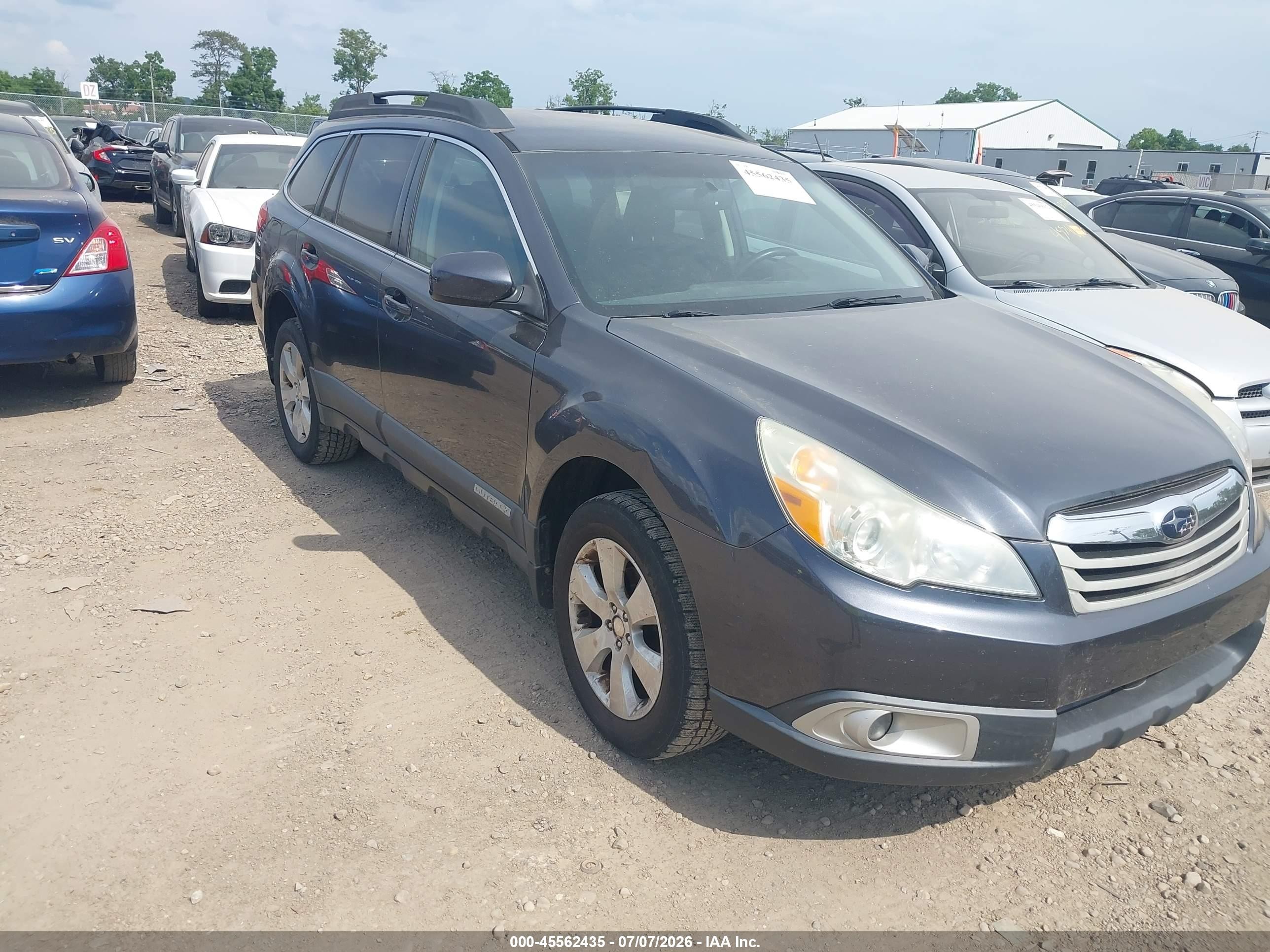 2012 Subaru Outback 2.5i Premium Gray vin: 4S4BRCCC5C3252850