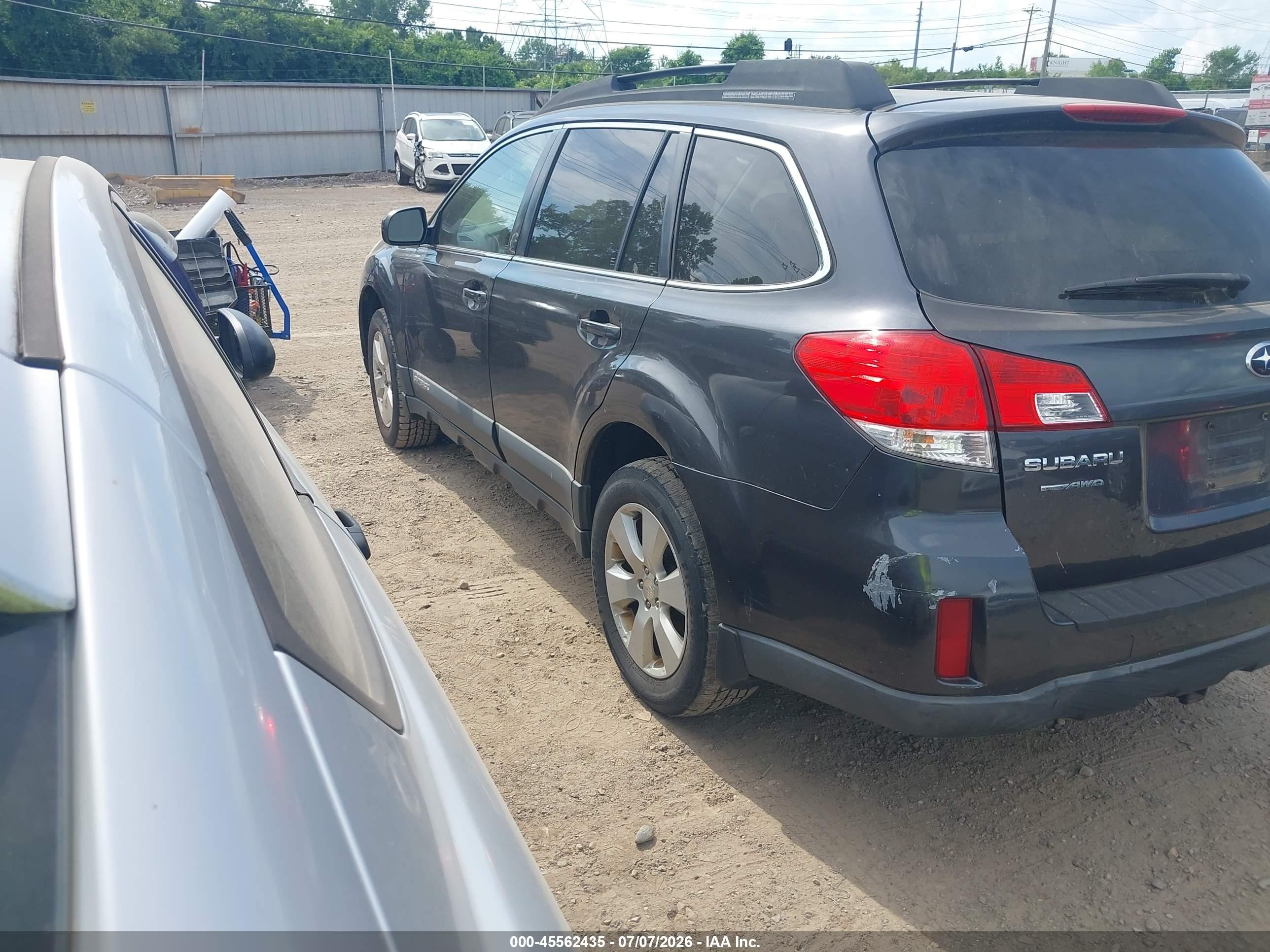 2012 Subaru Outback 2.5i Premium Gray vin: 4S4BRCCC5C3252850