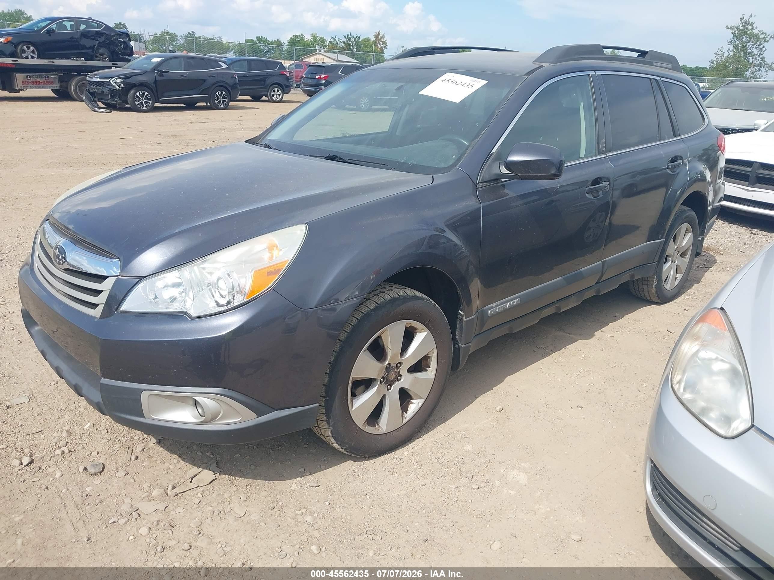 2012 Subaru Outback 2.5i Premium Gray vin: 4S4BRCCC5C3252850