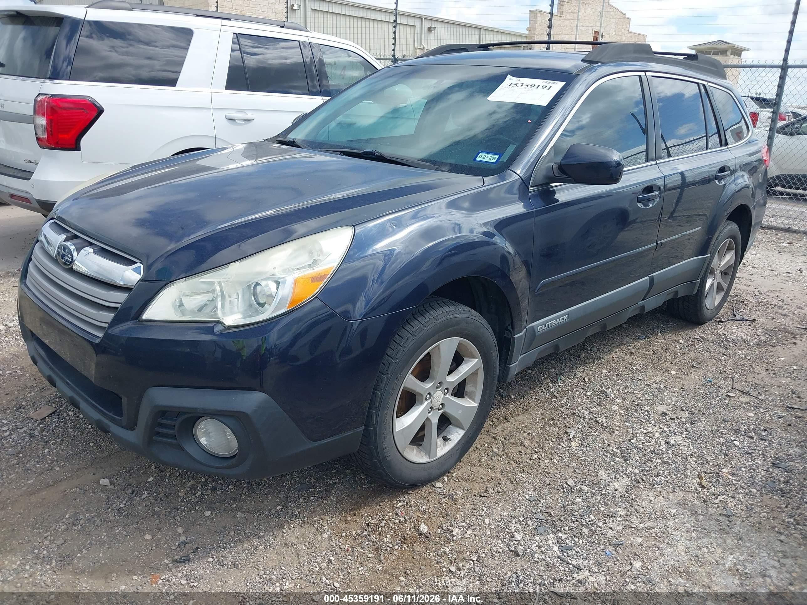 2013 Subaru Outback 2.5i Premium Blue vin: 4S4BRCCC5D3277877