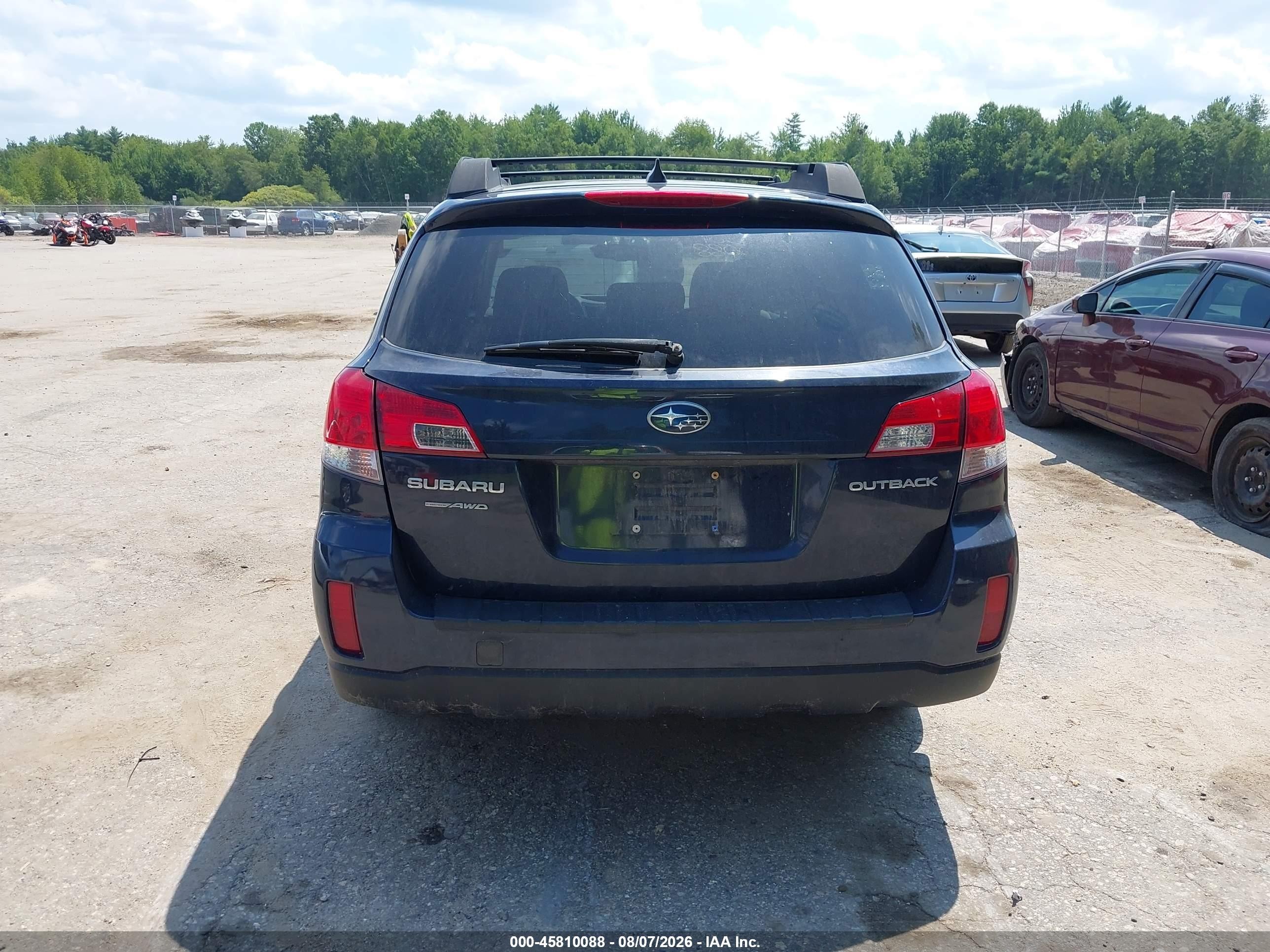 2014 Subaru Outback 2.5i Premium Blue vin: 4S4BRCCC5E3262765