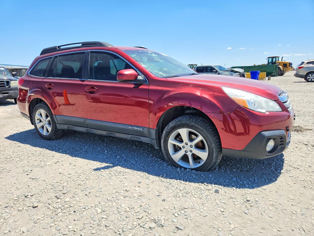 2014 Subaru Outback 2.5i Premium Red vin: 4S4BRCCC5E3270512