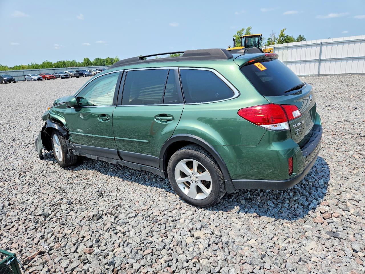 2014 Subaru Outback 2.5i Premium Green vin: 4S4BRCCC5E3275967