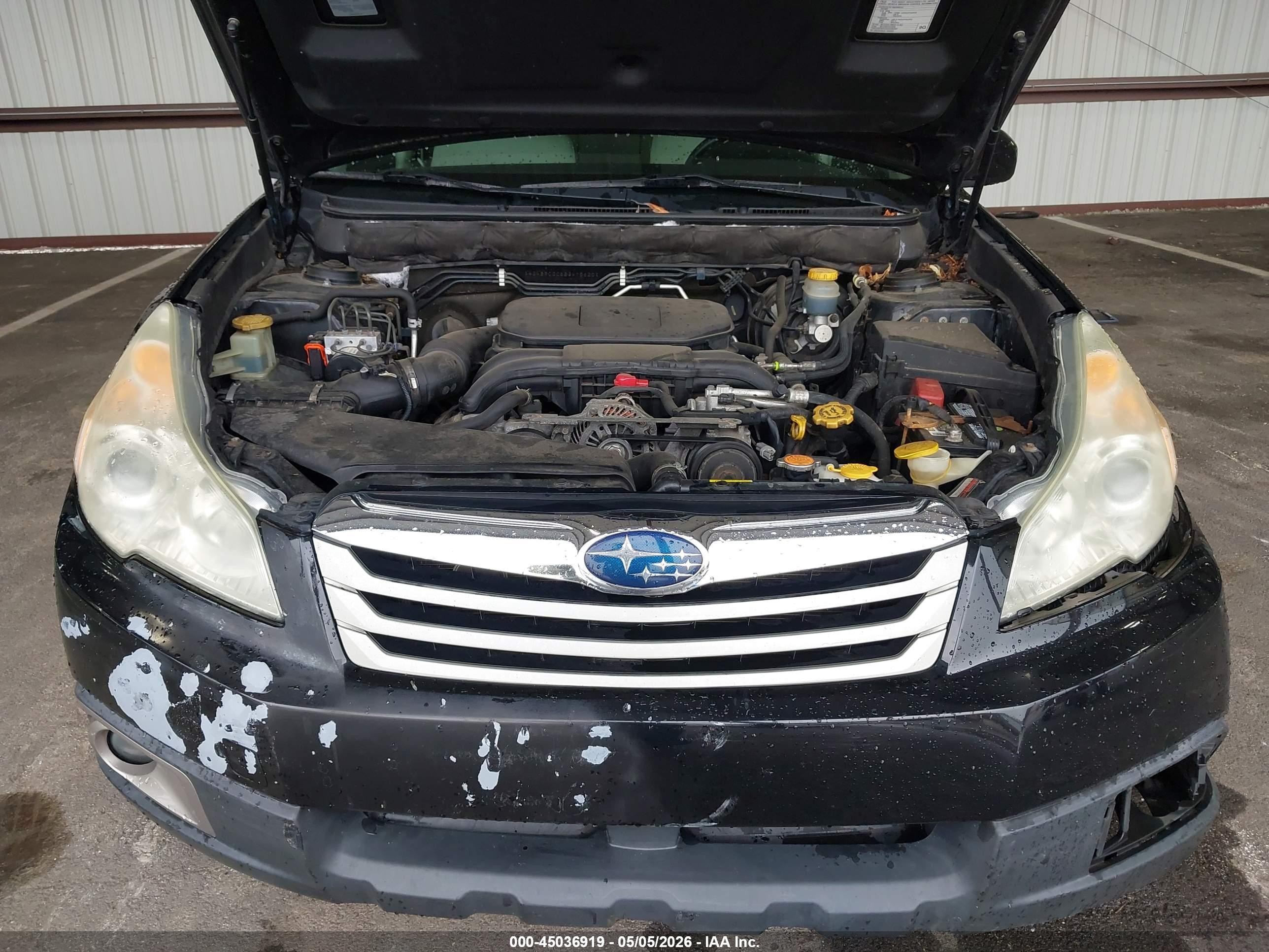 2011 Subaru Outback 2.5i Premium Black vin: 4S4BRCCC6B3415620