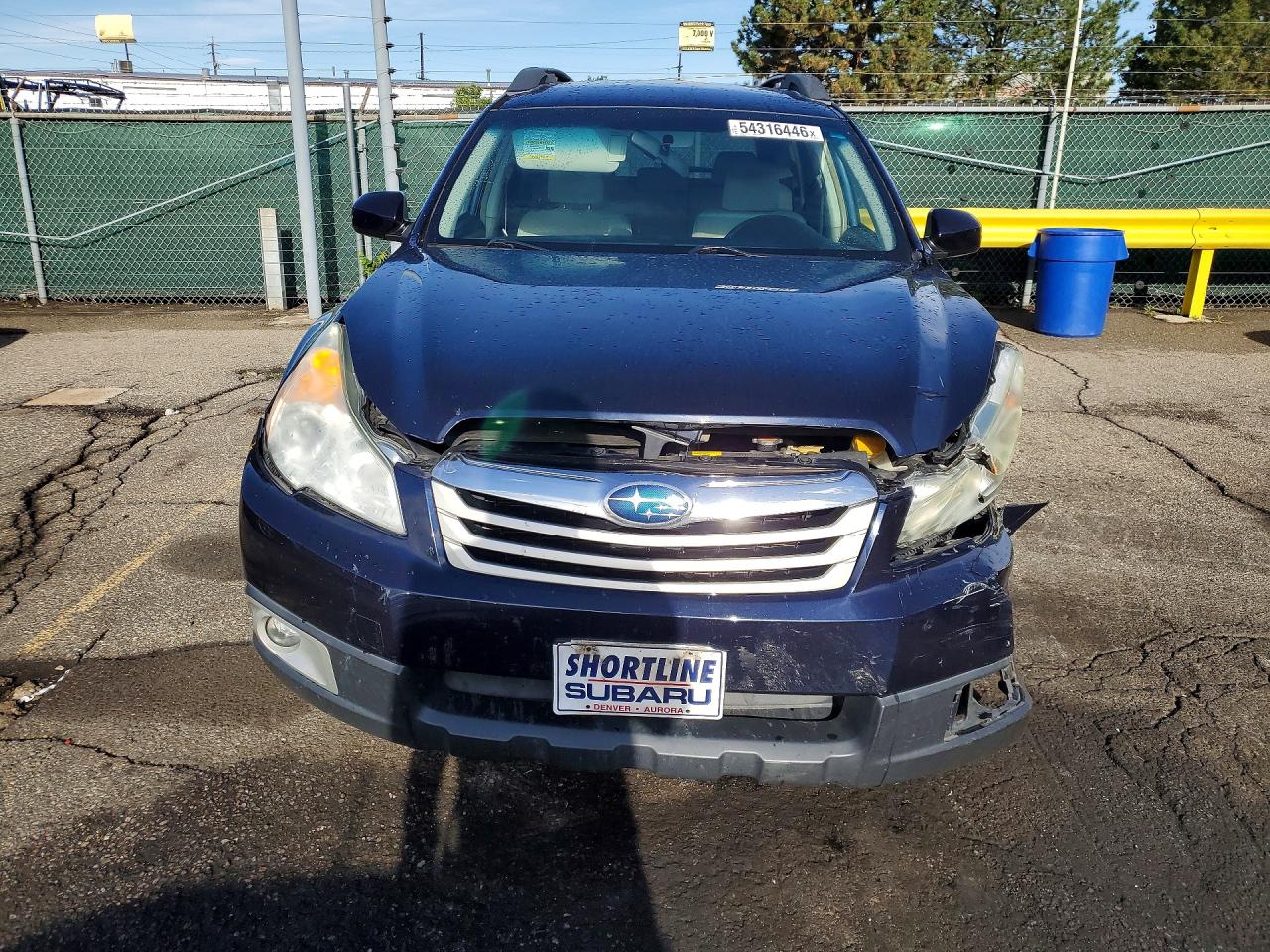 2012 Subaru Outback 2.5i Premium Blue vin: 4S4BRCCC6C3258463