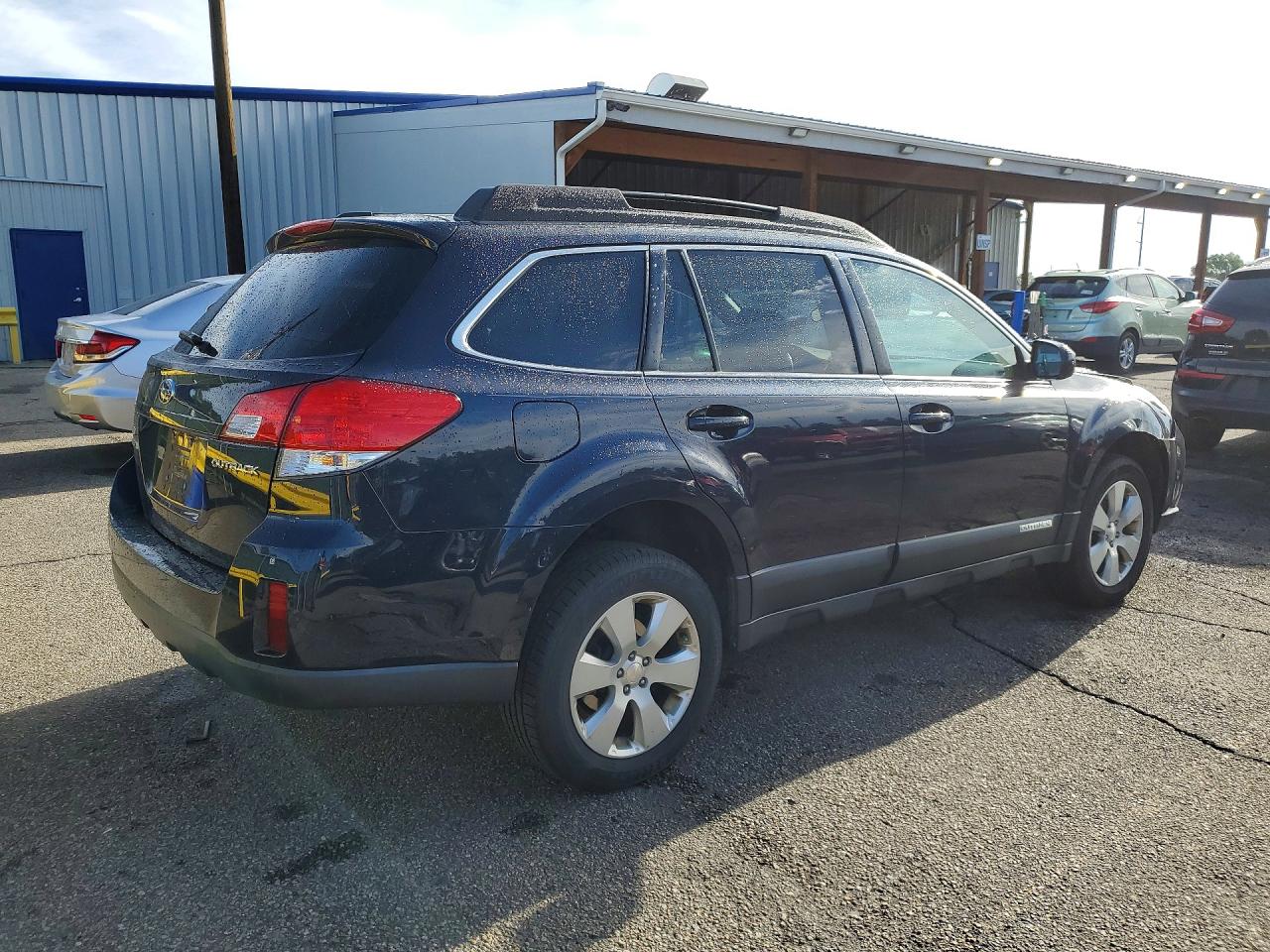 2012 Subaru Outback 2.5i Premium Blue vin: 4S4BRCCC6C3258463