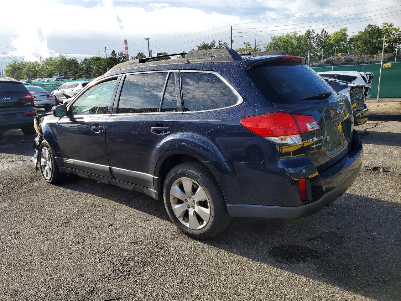 2012 Subaru Outback 2.5i Premium Blue vin: 4S4BRCCC6C3258463
