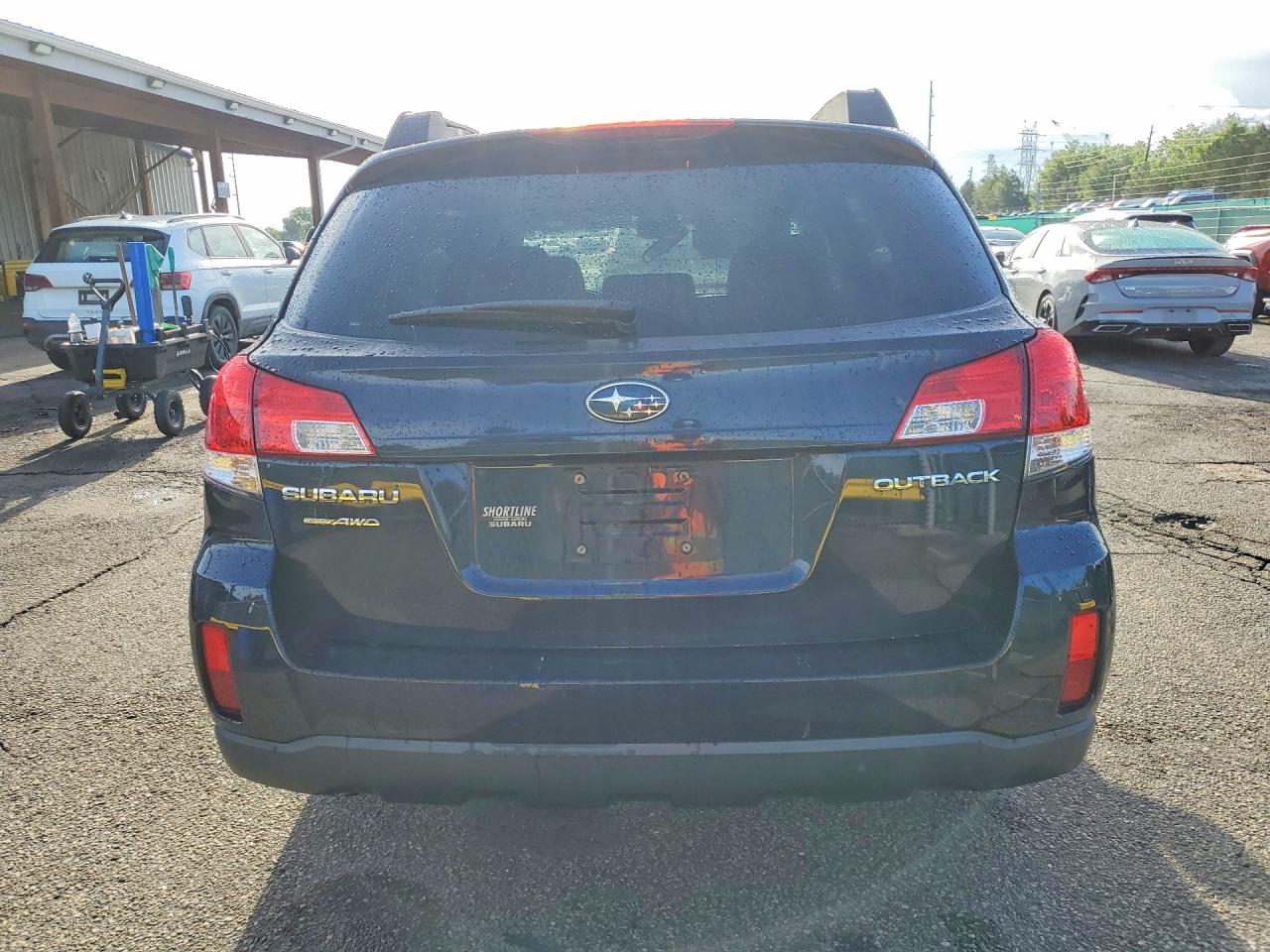 2012 Subaru Outback 2.5i Premium Blue vin: 4S4BRCCC6C3258463