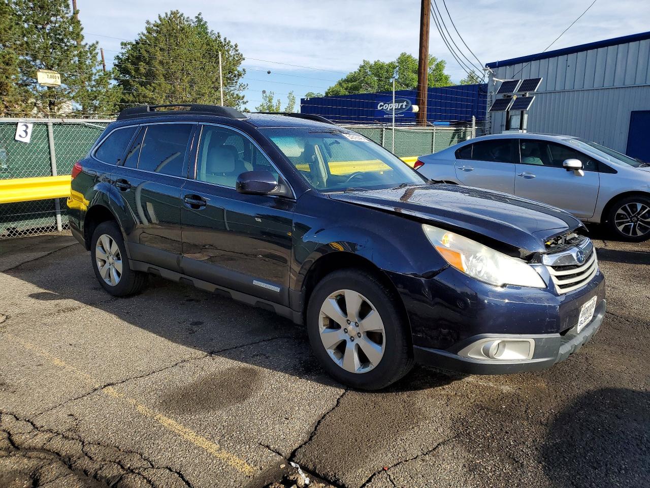 2012 Subaru Outback 2.5i Premium Blue vin: 4S4BRCCC6C3258463