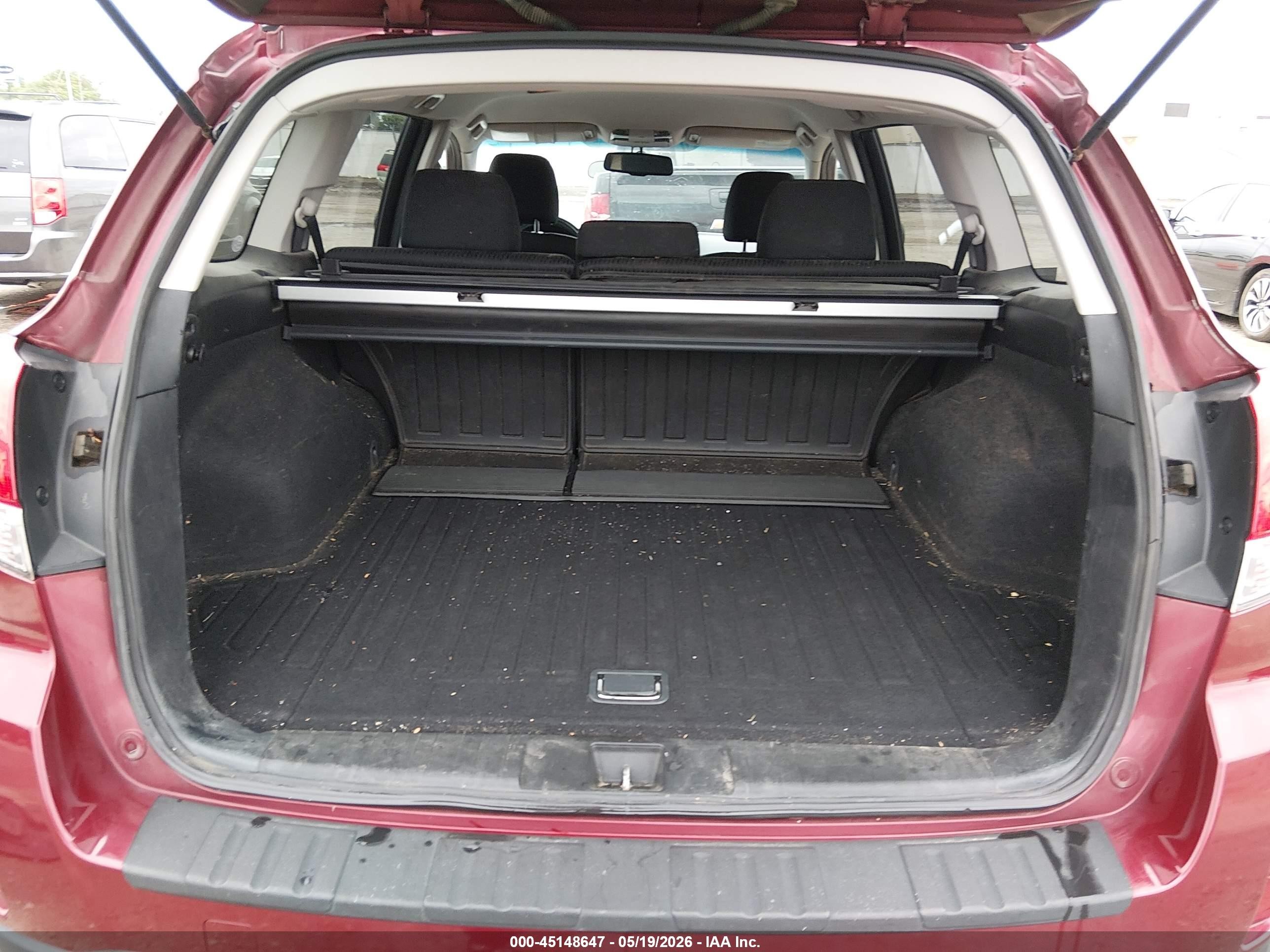 2012 Subaru Outback 2.5i Premium Red vin: 4S4BRCCC6C3264148