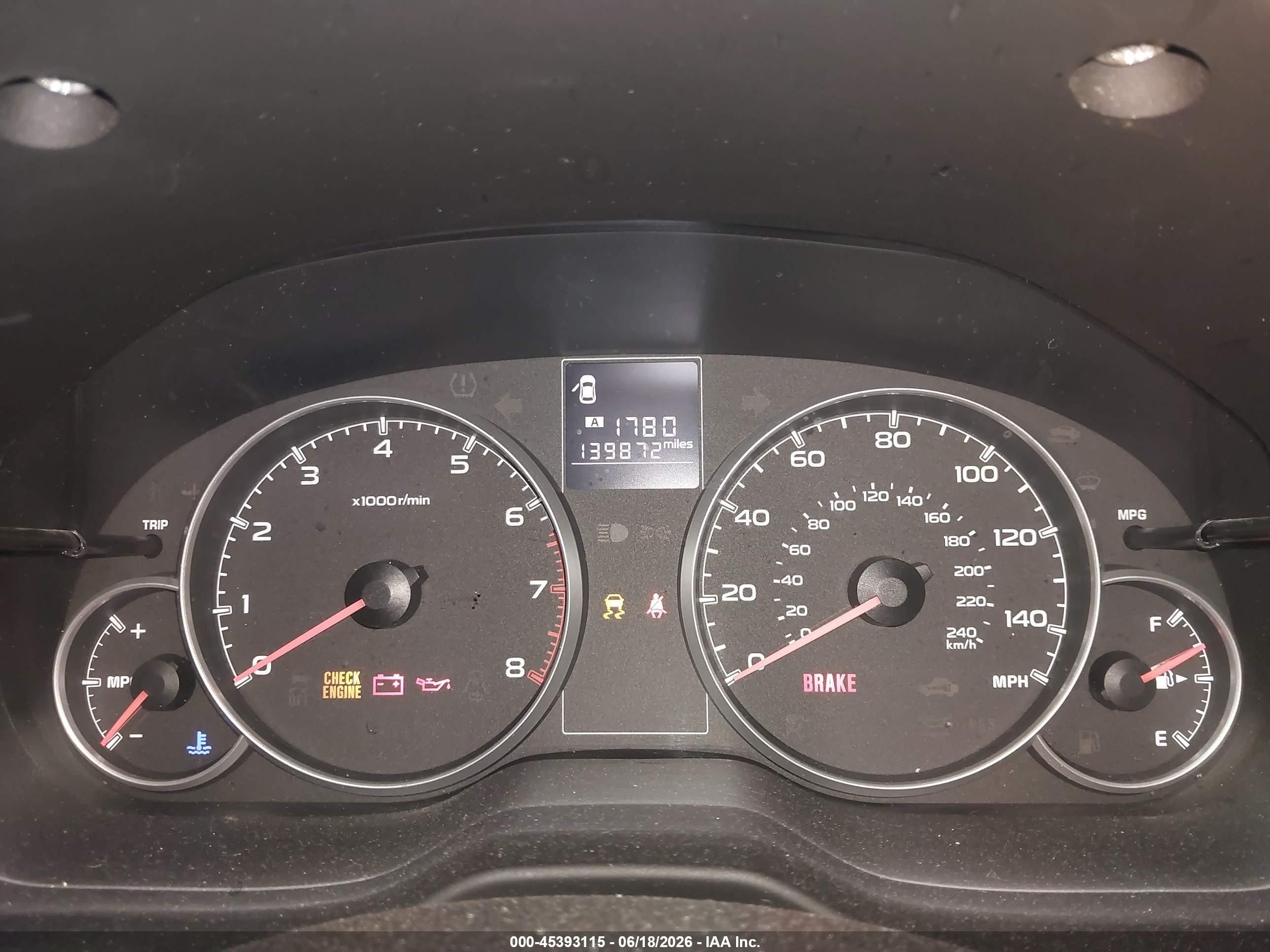 2013 Subaru Outback 2.5i Premium Gray vin: 4S4BRCCC6D1294246