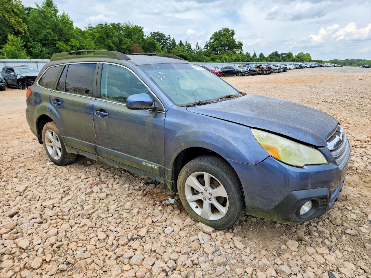 2013 Subaru Outback 2.5i Premium Blue vin: 4S4BRCCC6D3244872